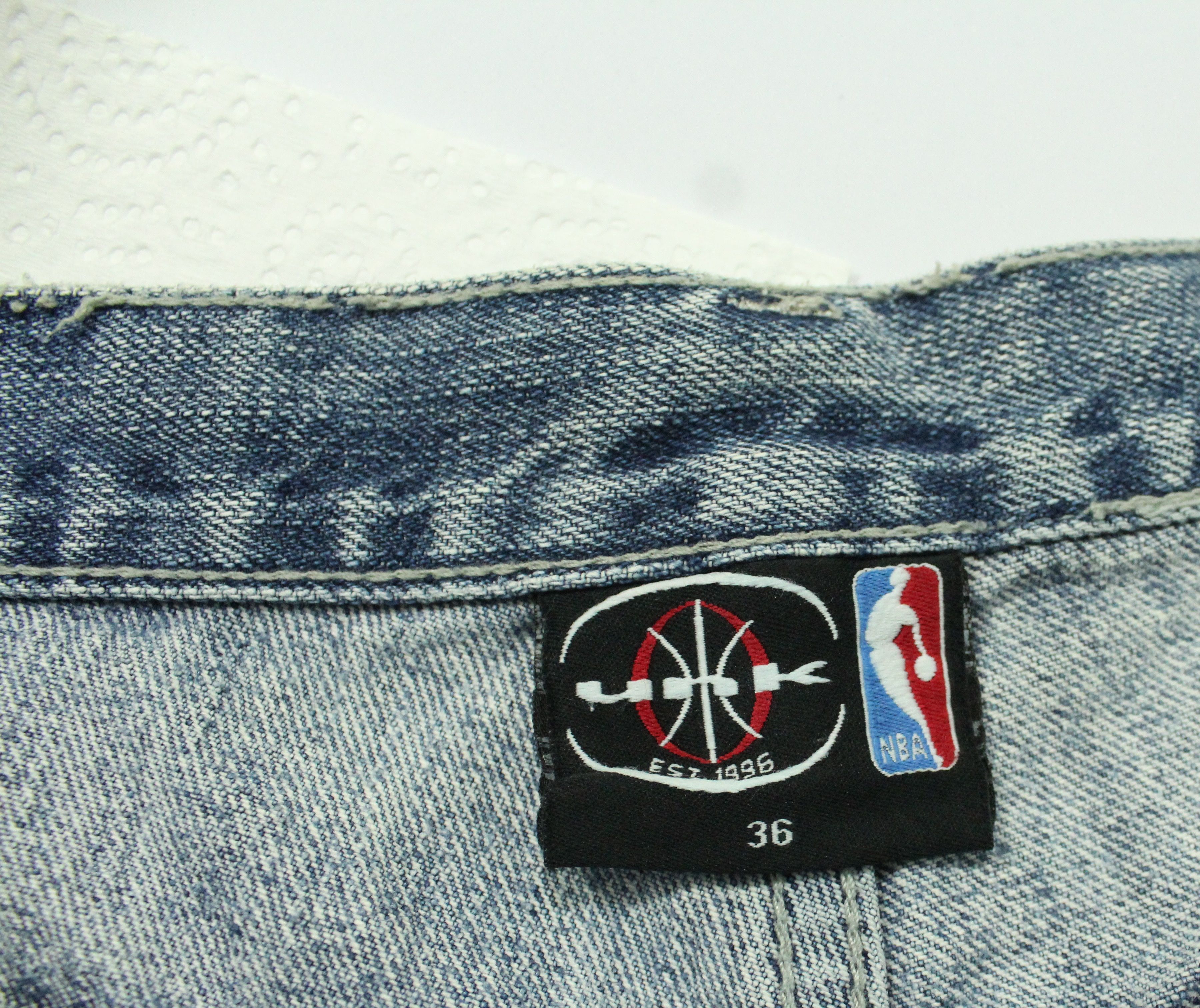 NBA BAGGY Vintage BOSTON CELTICS UNK Denim Pants Jeans Size US 36 / EU 52 - 16 Thumbnail