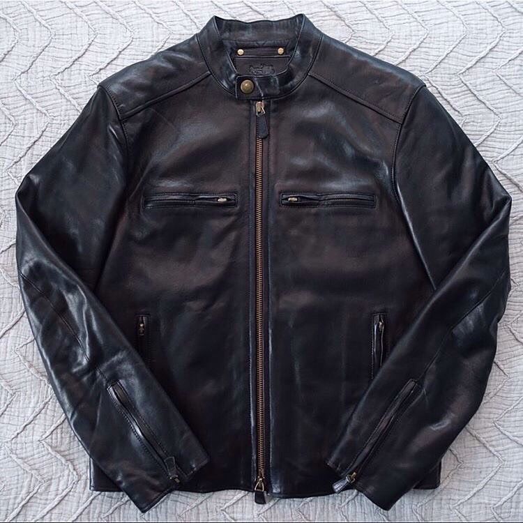 Coach bleecker leather jacket sales