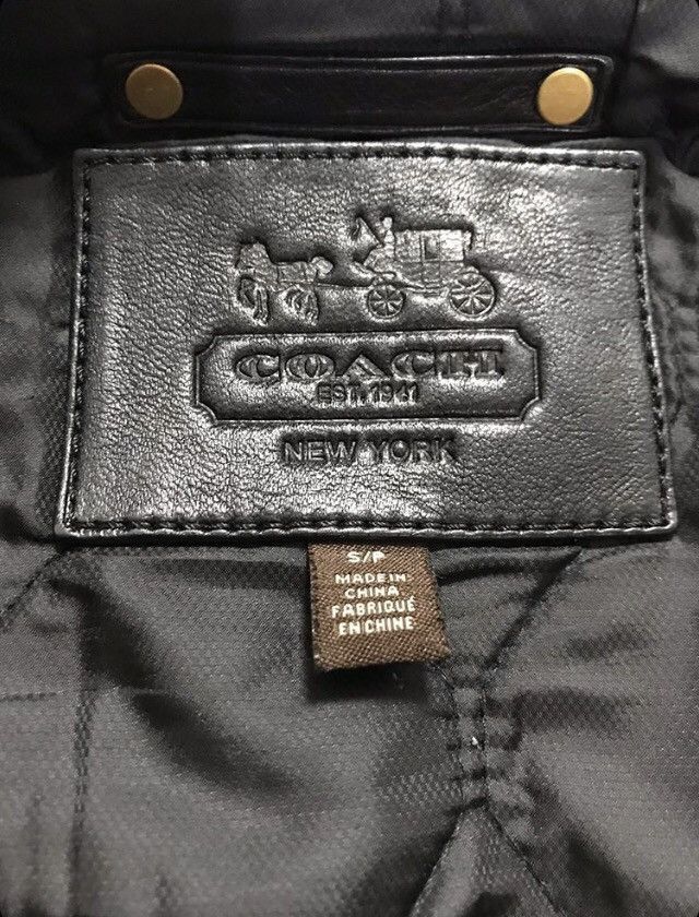 Coach Bleecker Leather Racer Jacket Size US S / EU 44-46 / 1 - 2 Thumbnail