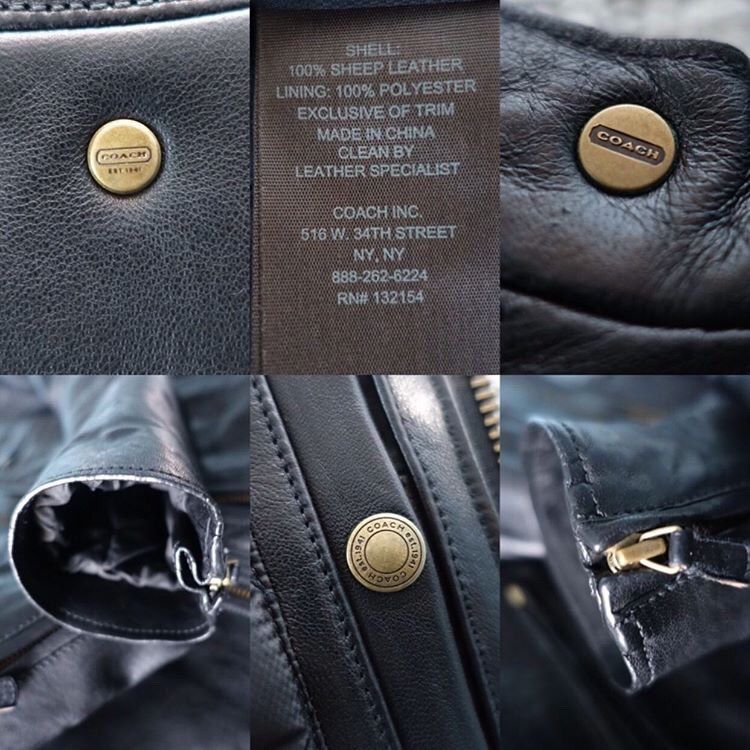 Coach Bleecker Leather Racer Jacket Size US S / EU 44-46 / 1 - 4 Thumbnail