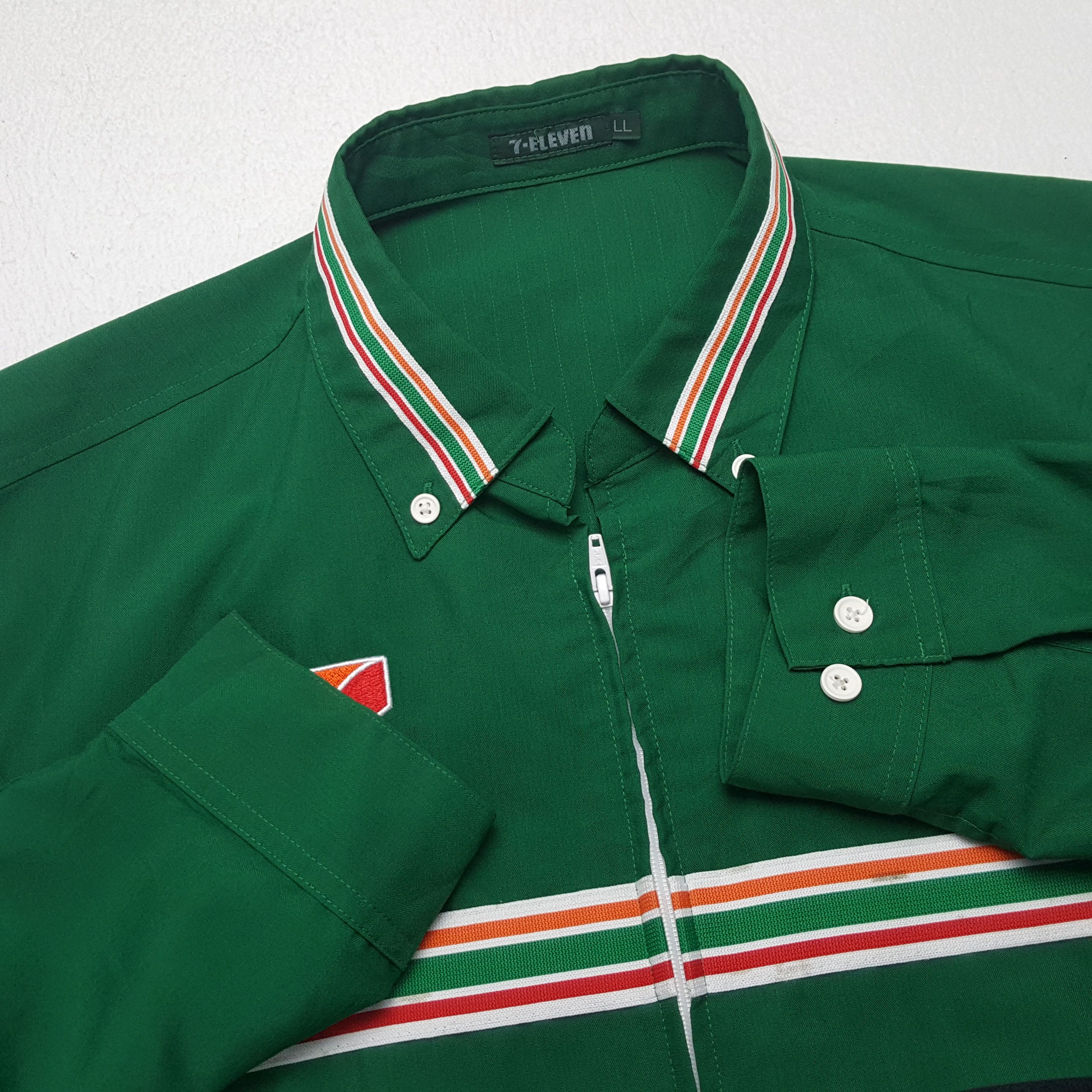 Japanese Brand × Vintage Vintage 7 ELEVEn Japanese Uniform Workers Shirt Jacket Size US L / EU 52-54 / 3 - 8 Thumbnail