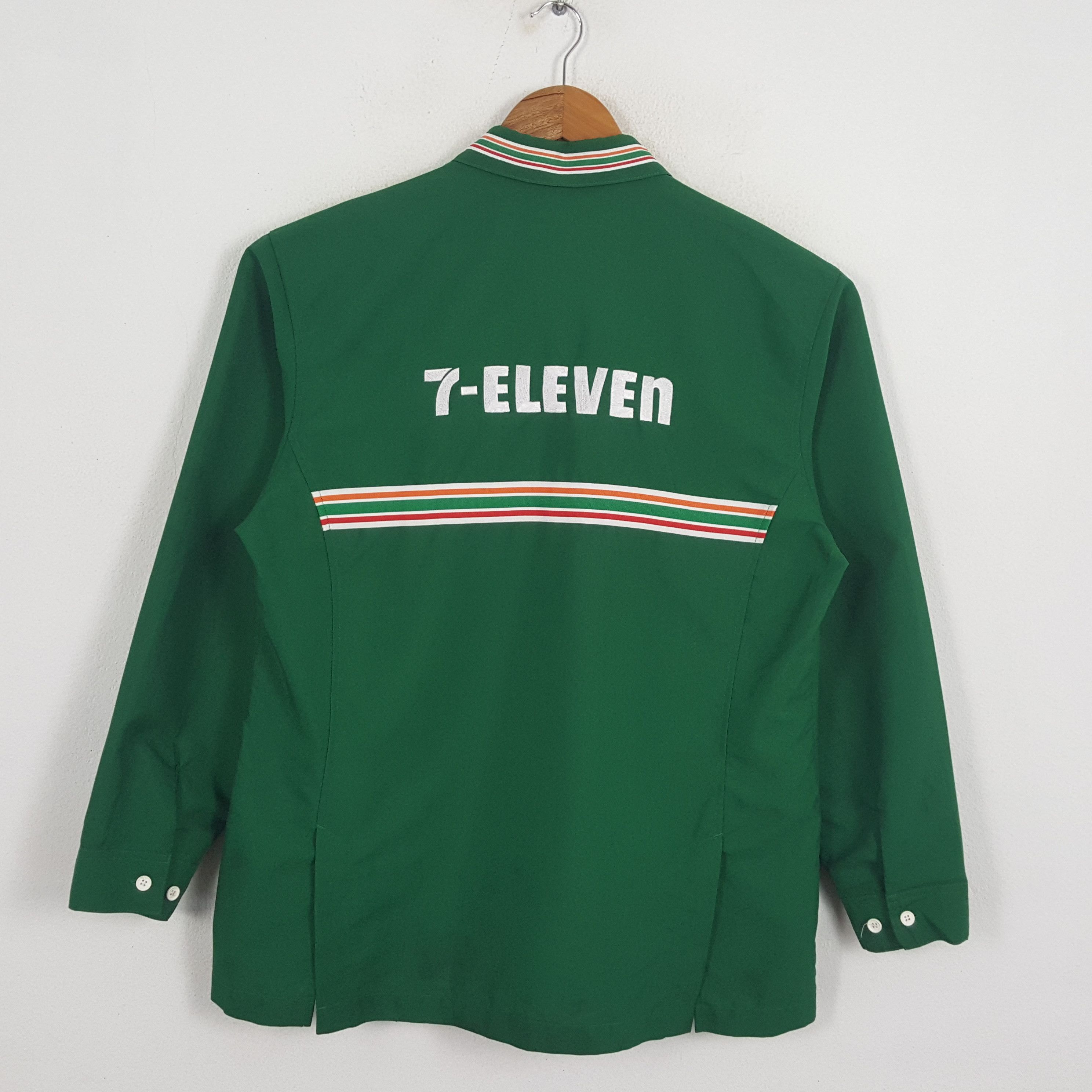 Japanese Brand × Vintage Vintage 7 ELEVEn Japanese Uniform Workers Shirt Jacket Size US L / EU 52-54 / 3 - 3 Thumbnail