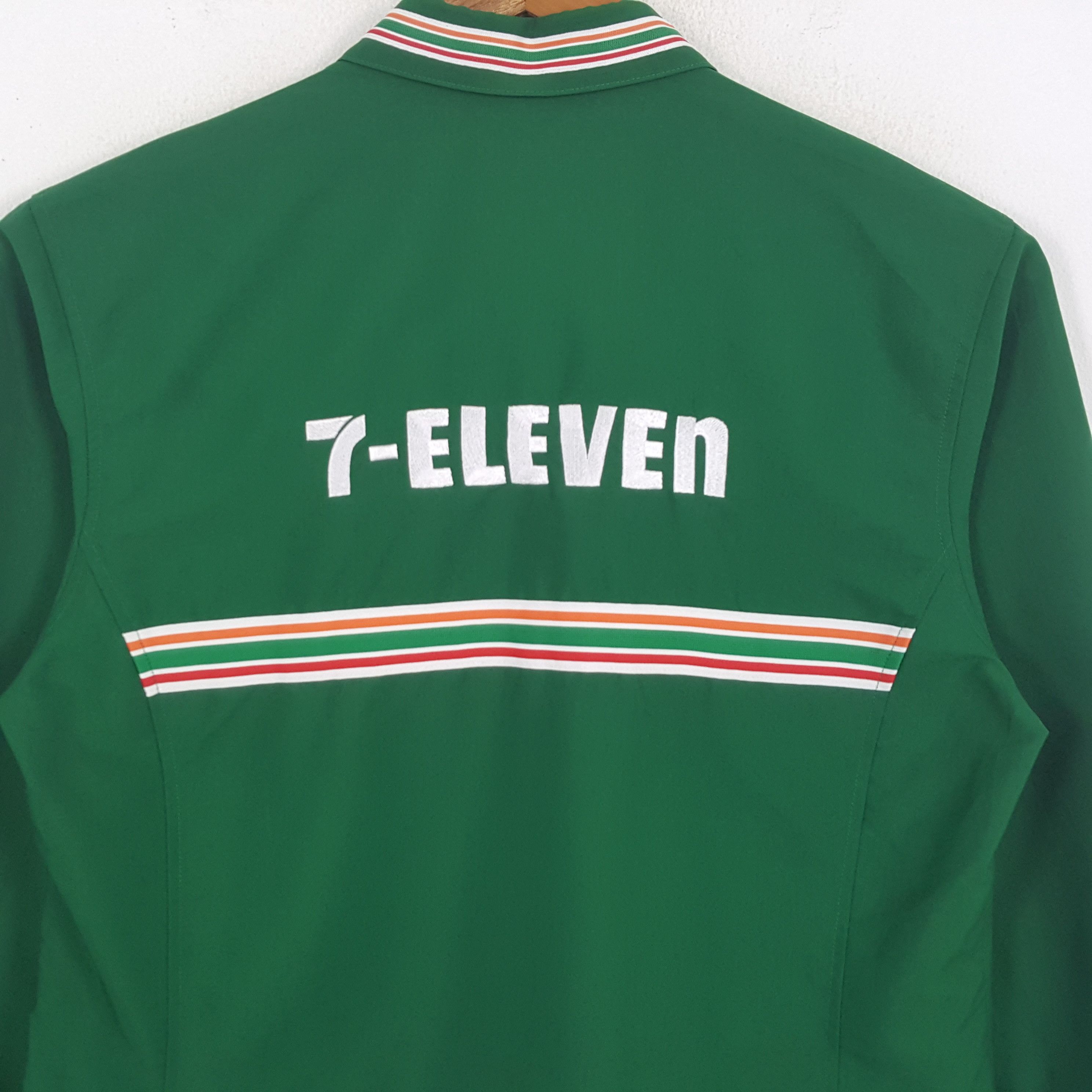 Japanese Brand × Vintage Vintage 7 ELEVEn Japanese Uniform Workers Shirt Jacket Size US L / EU 52-54 / 3 - 4 Thumbnail