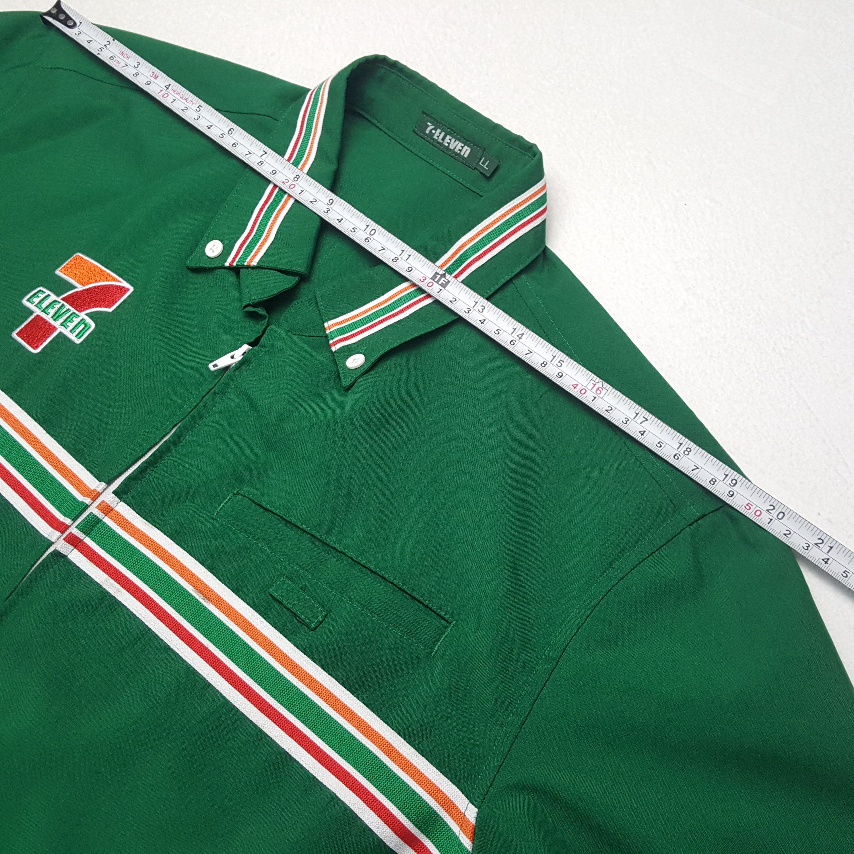 Japanese Brand × Vintage Vintage 7 ELEVEn Japanese Uniform Workers Shirt Jacket Size US L / EU 52-54 / 3 - 5 Thumbnail