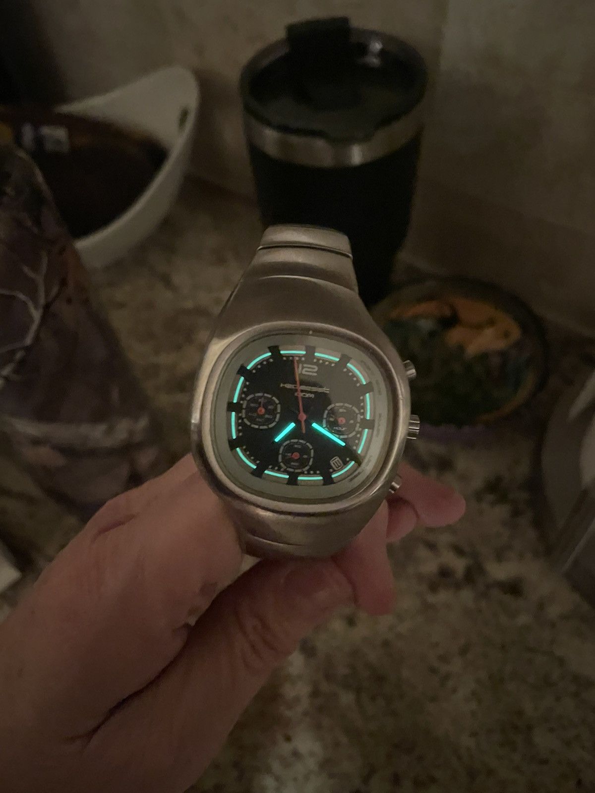 Nike Nike Triax Armored II Chrono Stainless Steel Vintage 1990s Grailed