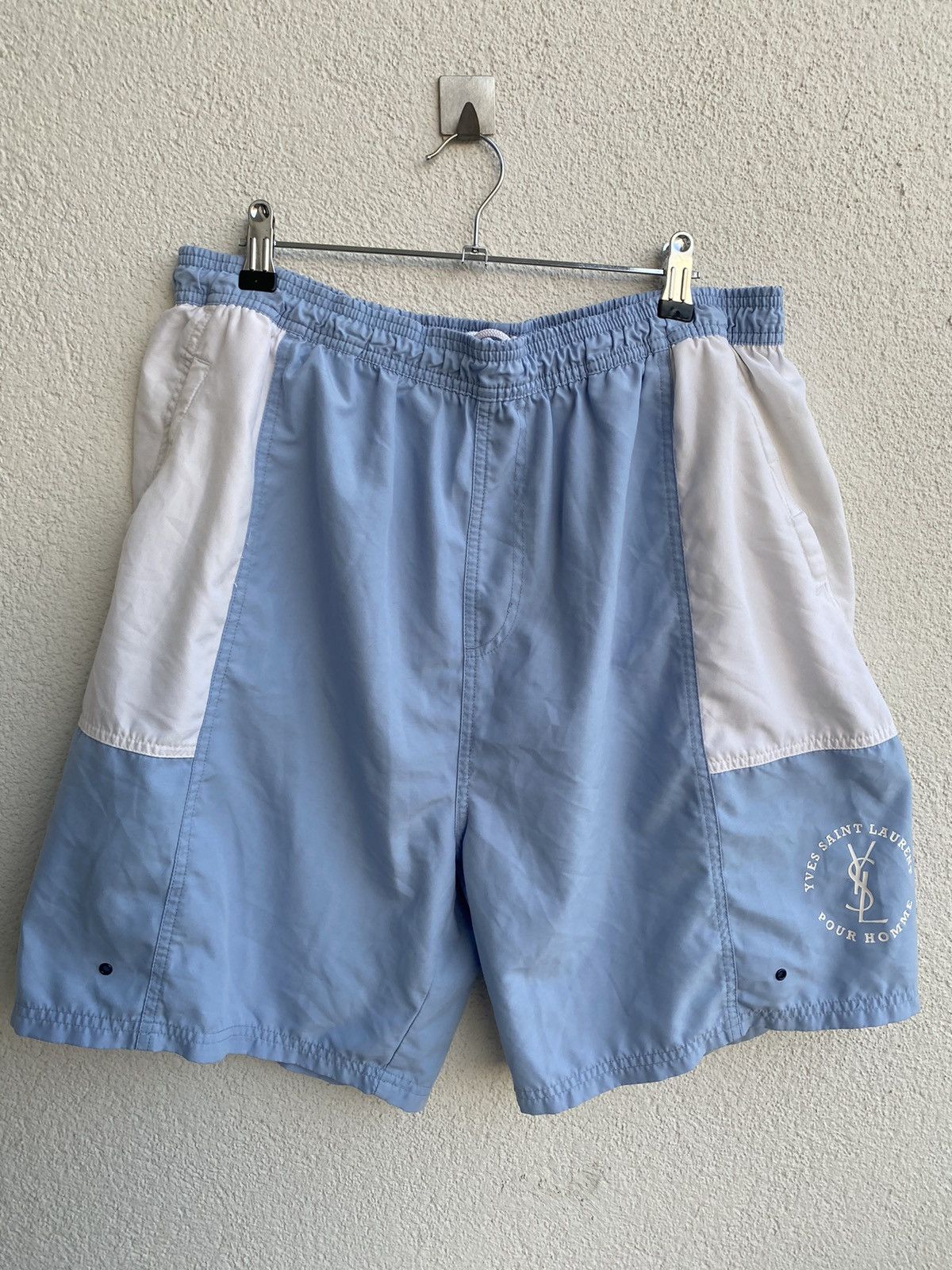 Yves Saint Laurent Blue YSL Shorts L size Size US 34 / EU 50 - 3 Thumbnail