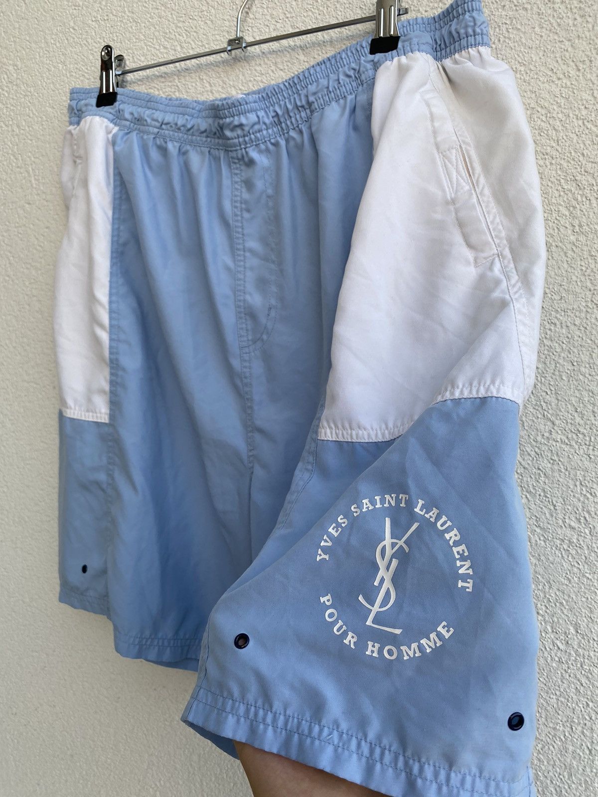 Yves Saint Laurent Blue YSL Shorts L size Size US 34 / EU 50 - 1 Thumbnail