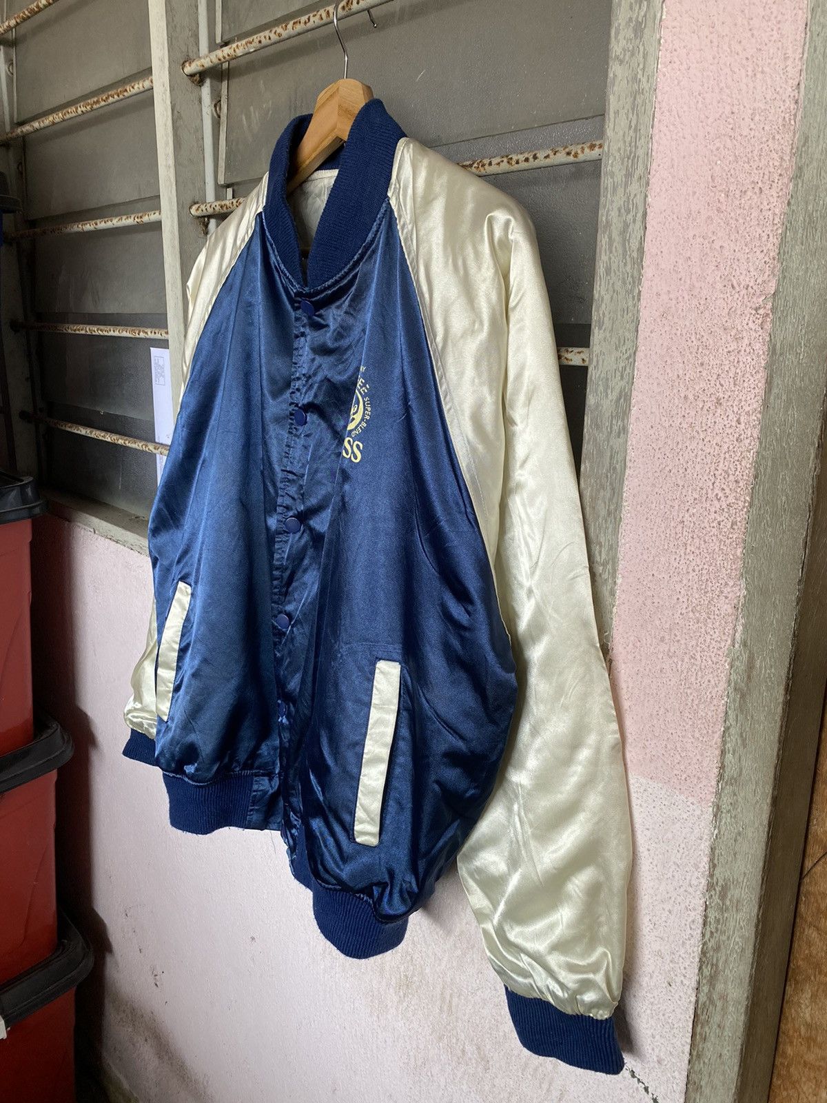 Vintage Vintage Suntory Coffee Boss Big Logo Satin Jacket Size US L / EU 52-54 / 3 - 3 Thumbnail