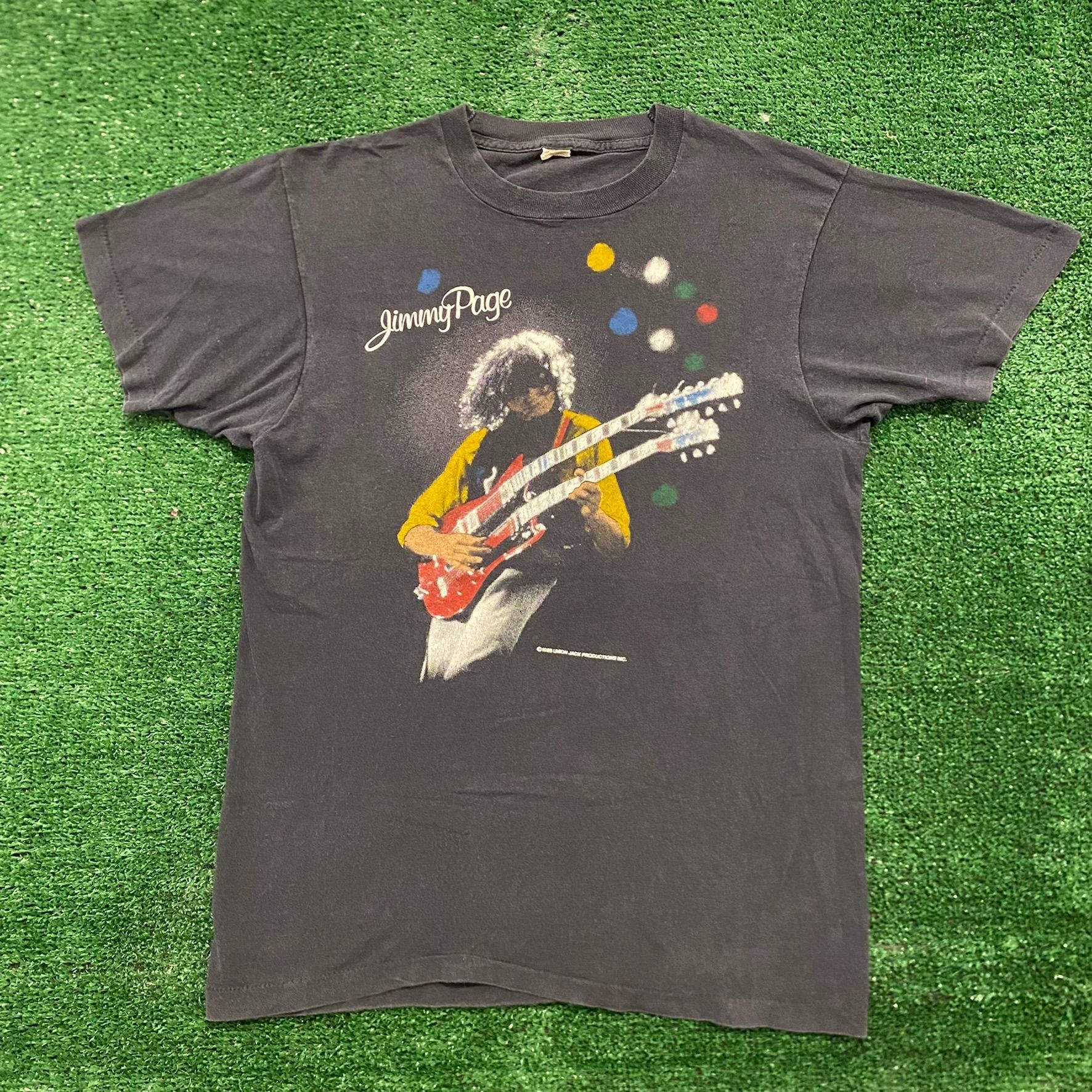 Band Tees Jimmy Page Led Zeppelin Vintage 80s Rock Band T-Shirt Size US S / EU 44-46 / 1 - 1 Thumbnail