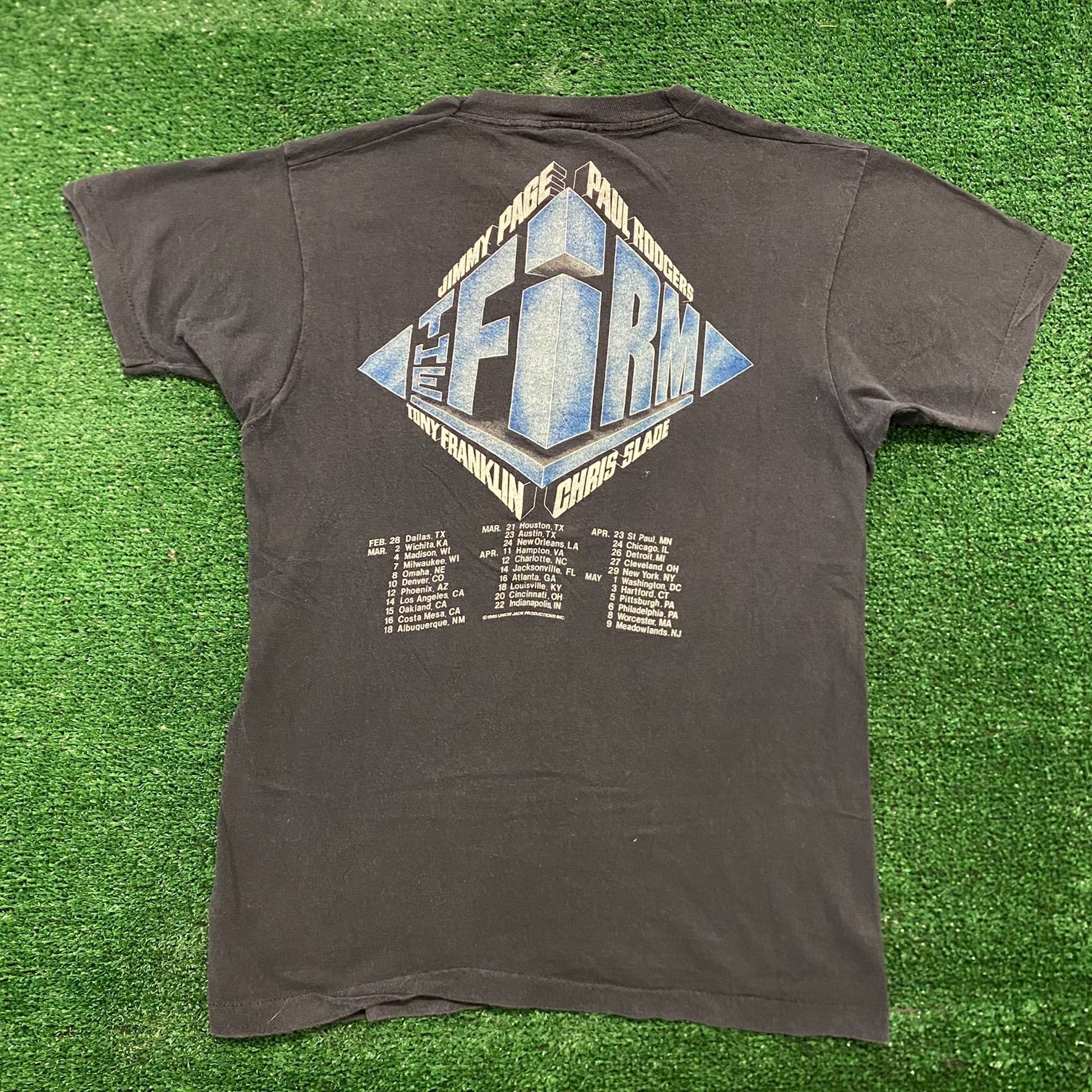 Band Tees Jimmy Page Led Zeppelin Vintage 80s Rock Band T-Shirt Size US S / EU 44-46 / 1 - 5 Thumbnail