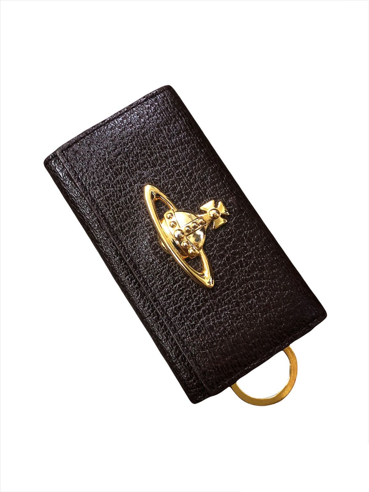 Vivienne Westwood GRAIL🔥Vivienne Leather Bold Orb Keychains Holder Size ONE SIZE - 2 Thumbnail