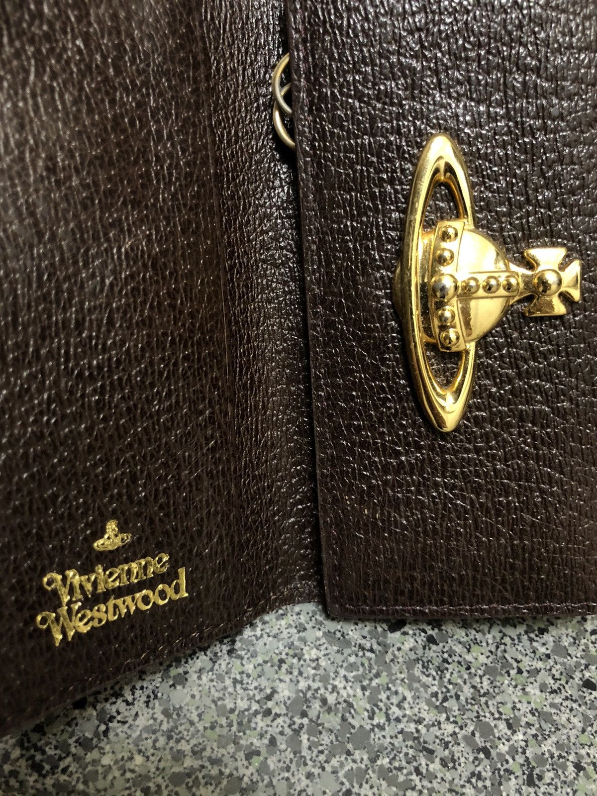 Vivienne Westwood GRAIL🔥Vivienne Leather Bold Orb Keychains Holder Size ONE SIZE - 8 Thumbnail