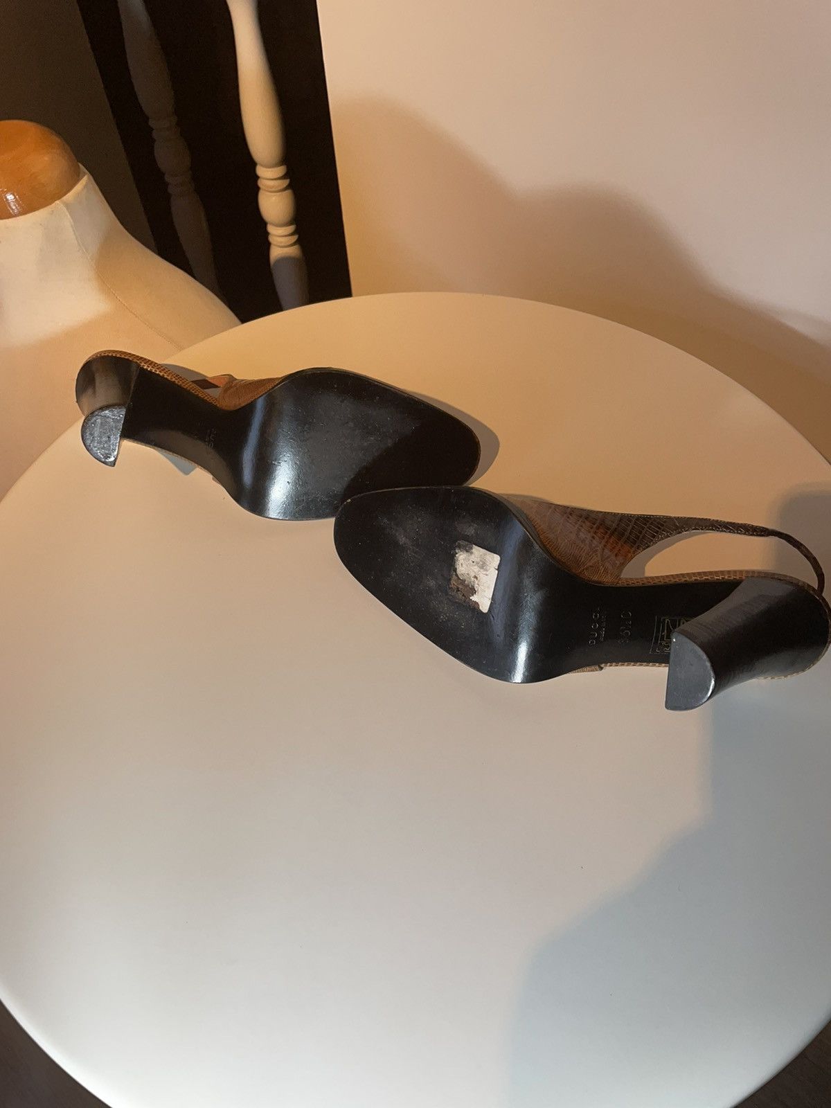 Tom Ford GUCCI Tom Ford 90s Runway Slingback Pumps Size US 5.5 / IT 35.5 - 6 Thumbnail
