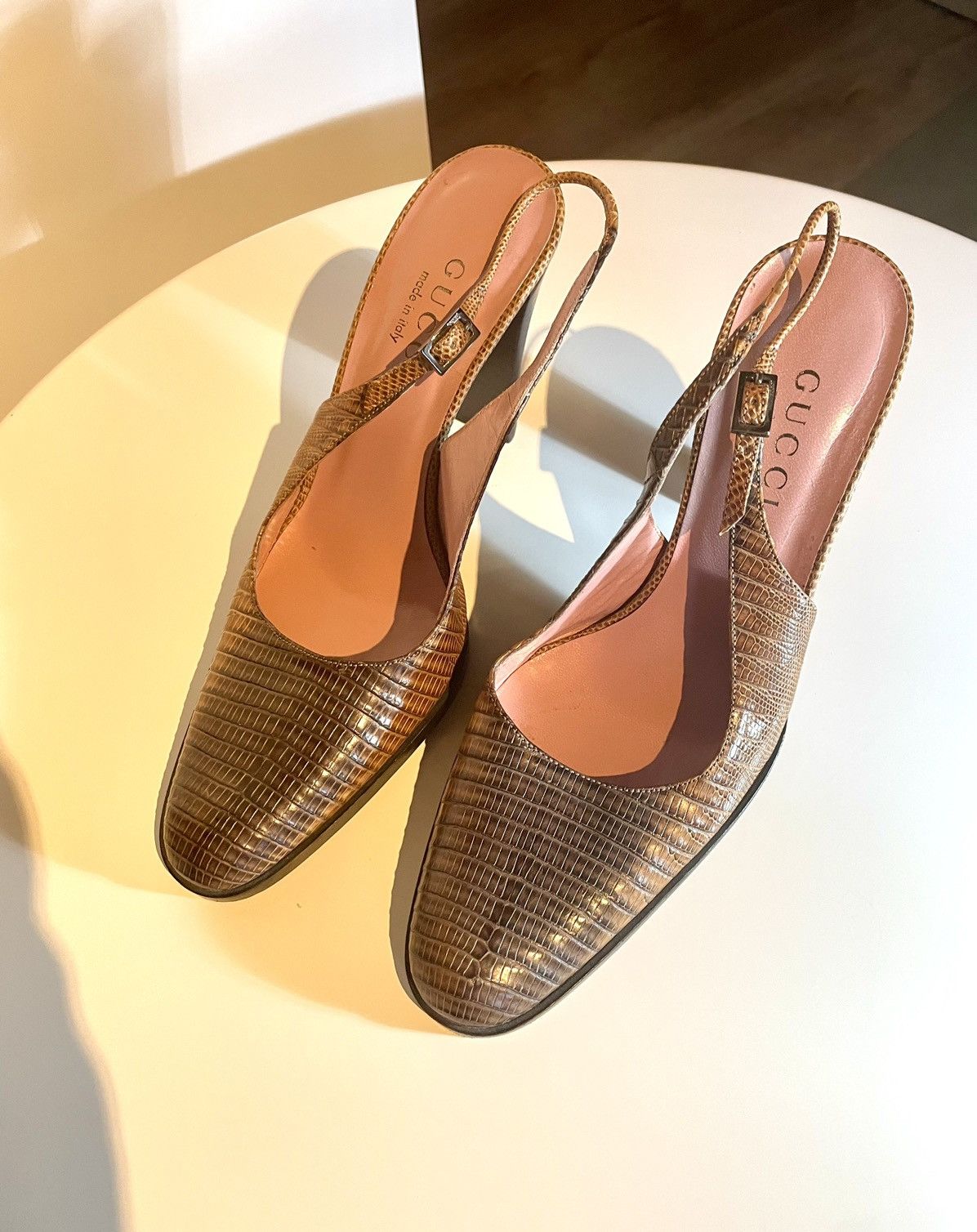 Tom Ford GUCCI Tom Ford 90s Runway Slingback Pumps Size US 5.5 / IT 35.5 - 3 Thumbnail