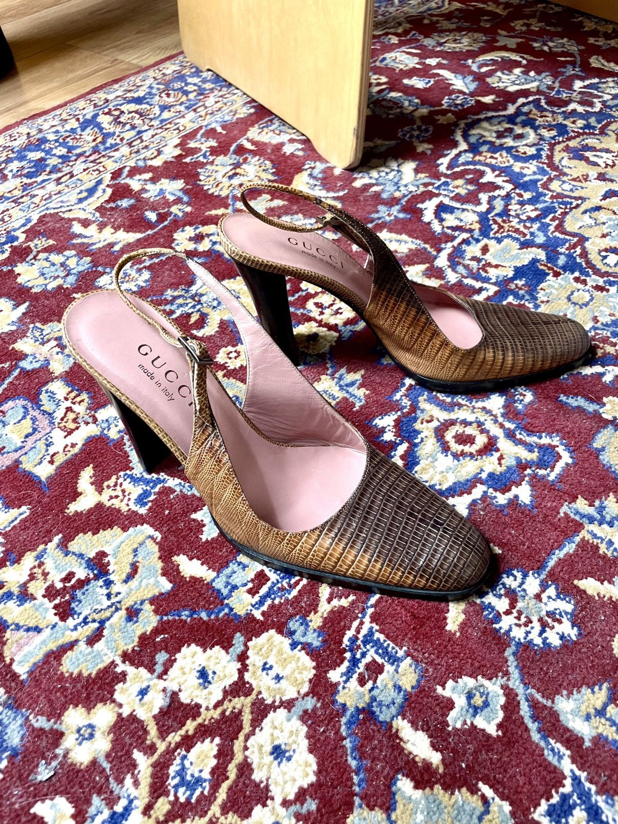 Tom Ford GUCCI Tom Ford 90s Runway Slingback Pumps Size US 5.5 / IT 35.5 - 11 Thumbnail