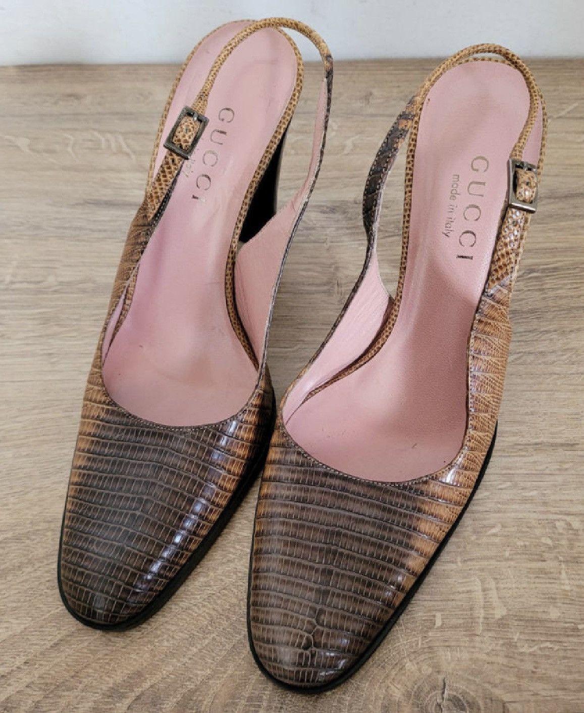 Tom Ford GUCCI Tom Ford 90s Runway Slingback Pumps Size US 5.5 / IT 35.5 - 1 Thumbnail