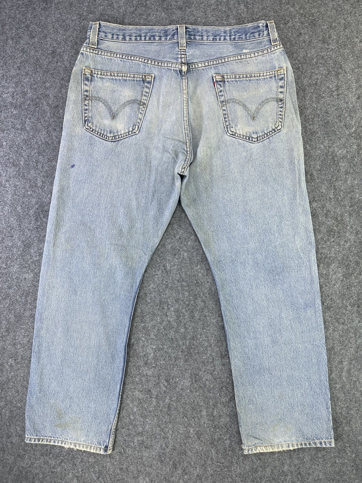 Levi's Vintage Levi's 505 Light Wash Jeans - J776 Size US 36 / EU 52 - 2 Thumbnail