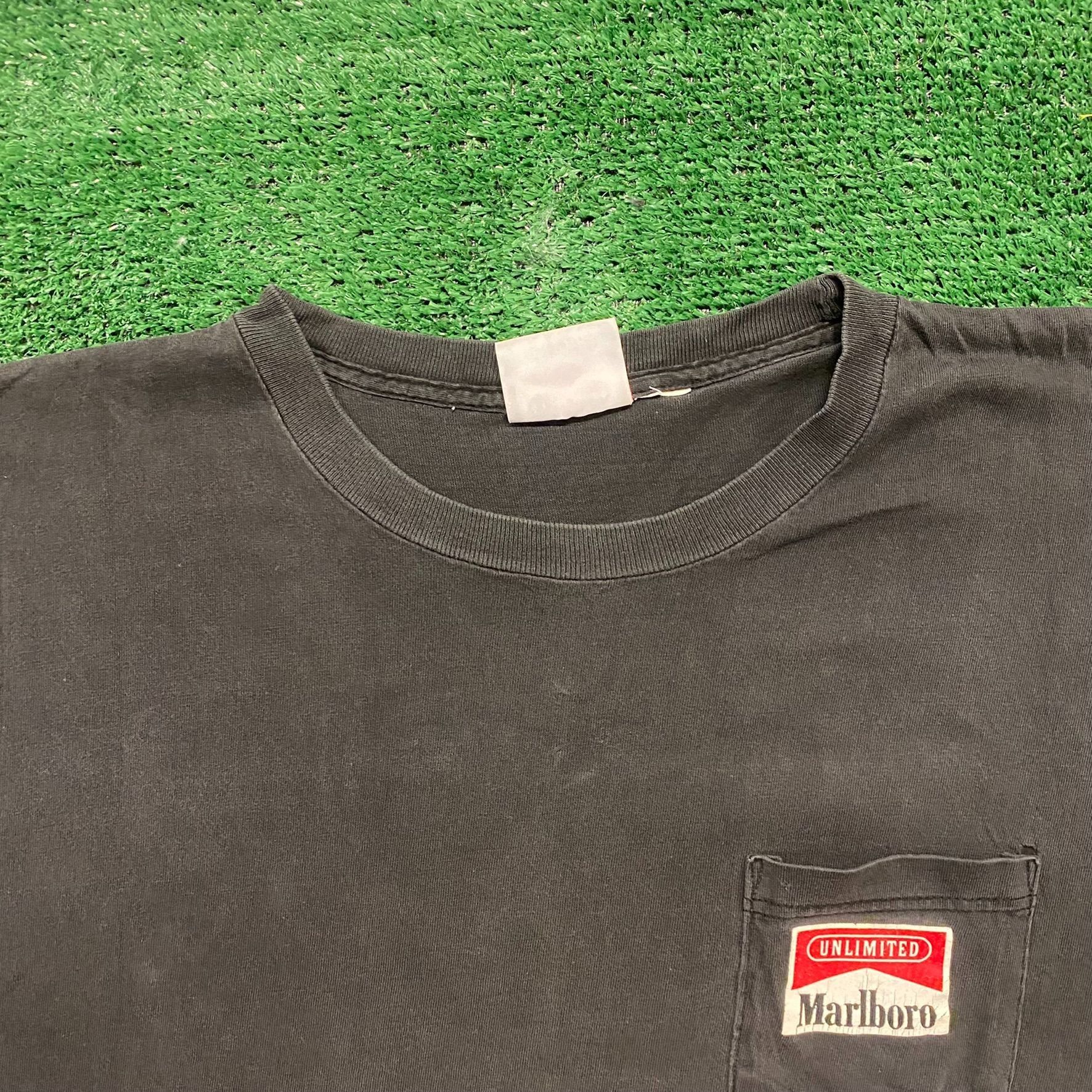 Marlboro Marlboro Unlimited Train Vintage 90s Single Stitch T-Shirt Size US XL / EU 56 / 4 - 6 Thumbnail