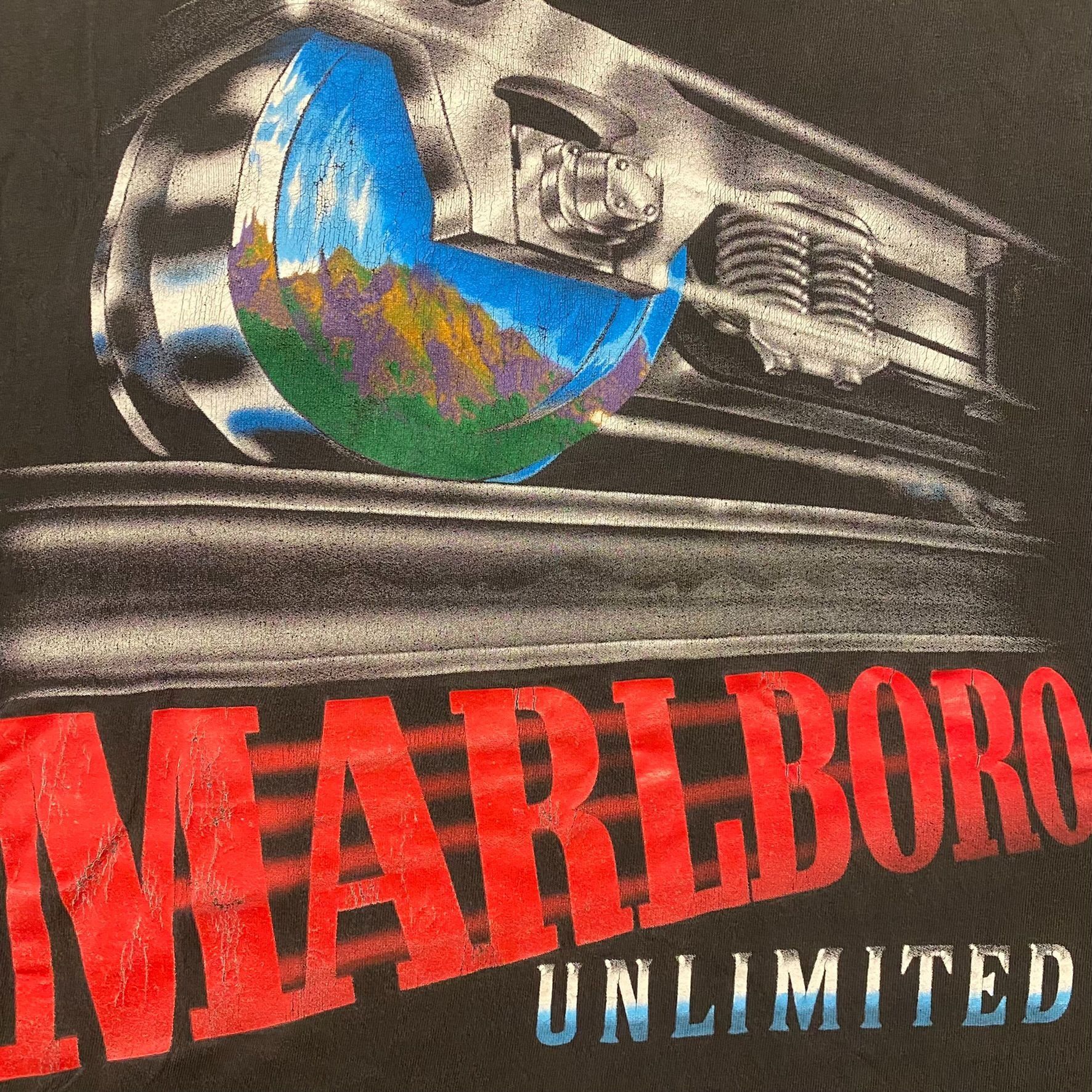 Marlboro Marlboro Unlimited Train Vintage 90s Single Stitch T-Shirt Size US XL / EU 56 / 4 - 3 Thumbnail