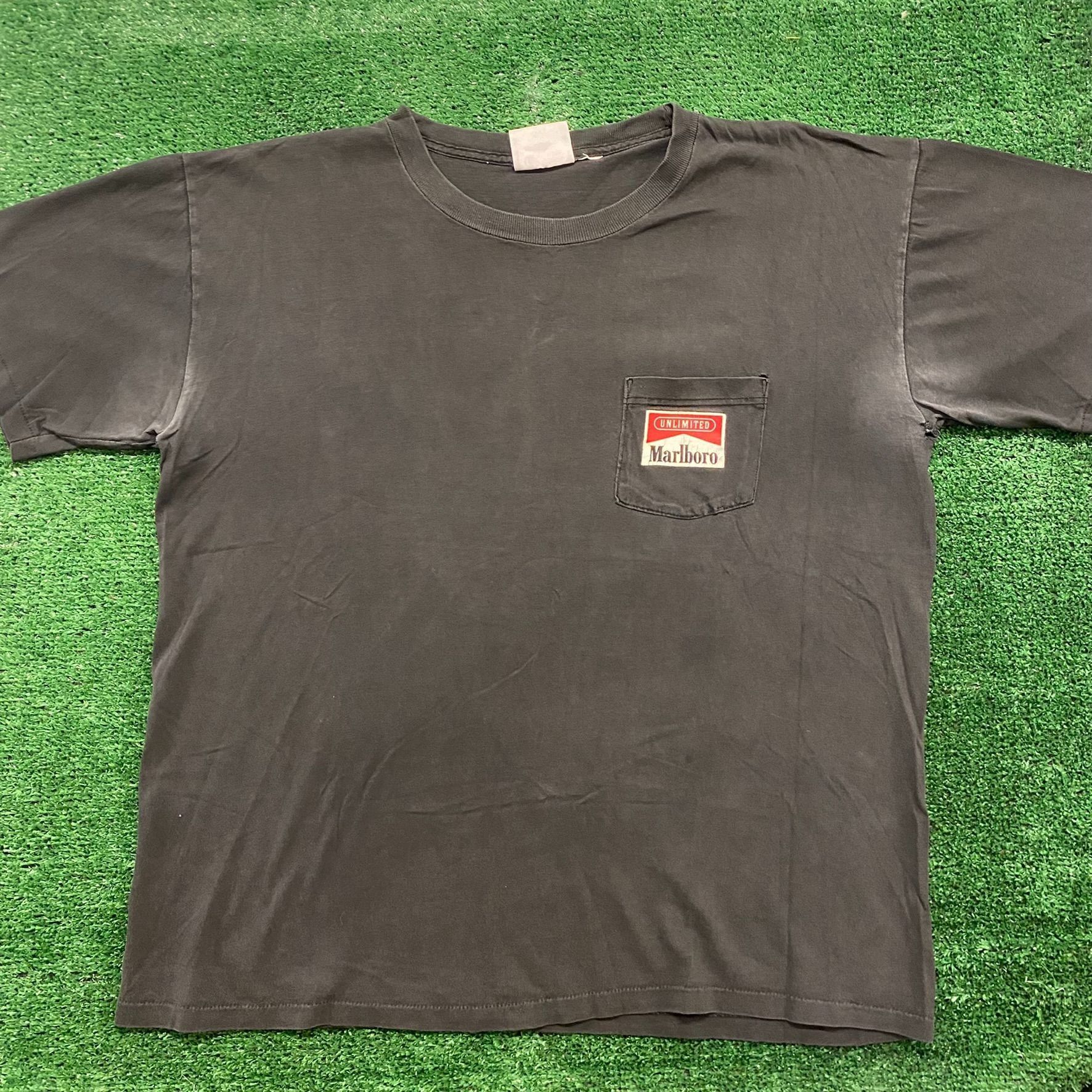 Marlboro Marlboro Unlimited Train Vintage 90s Single Stitch T-Shirt Size US XL / EU 56 / 4 - 5 Thumbnail