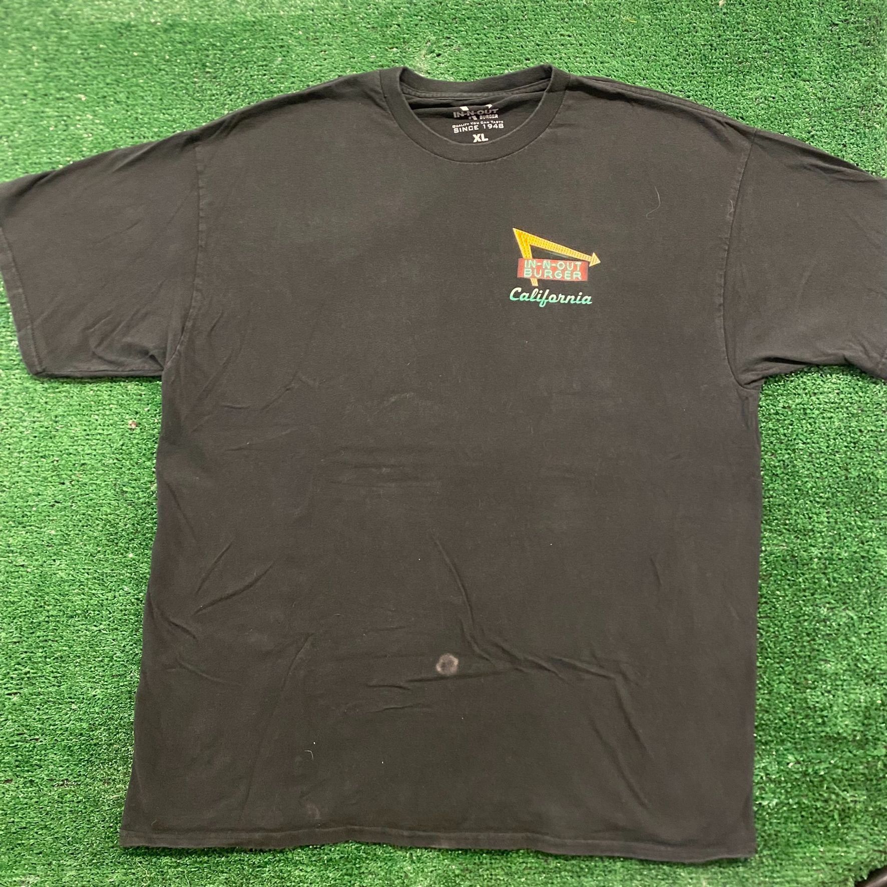 Vintage Crazy Vintage In N Out Burger California Fast Food T-Shirt Size US XL / EU 56 / 4 - 1 Thumbnail