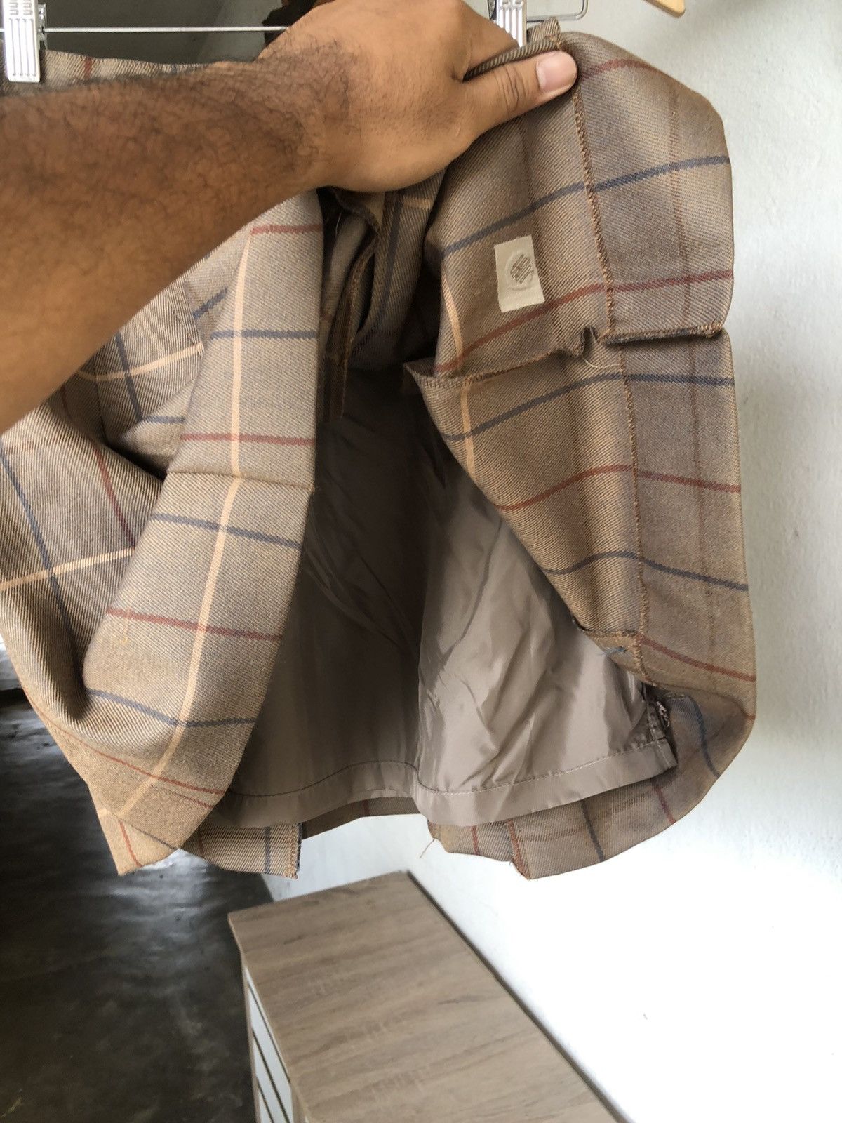 Burberry Vintage 90s Burberry Nova Check Pleated Skirt Size 25" / US 0 / IT 36 - 11 Thumbnail