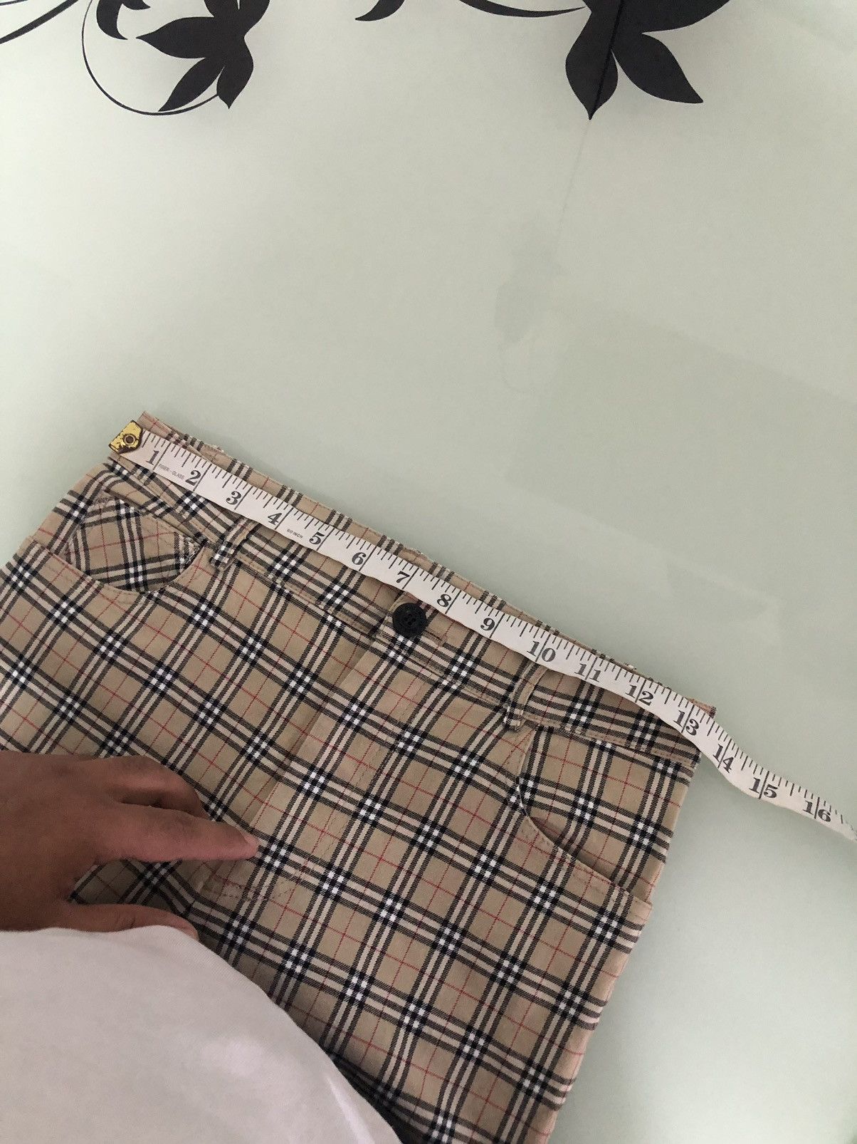 Burberry Vintage Burberry Nova Check Stretchable Blue Tag Pants Size 25" / US 0 / IT 36 - 17 Thumbnail
