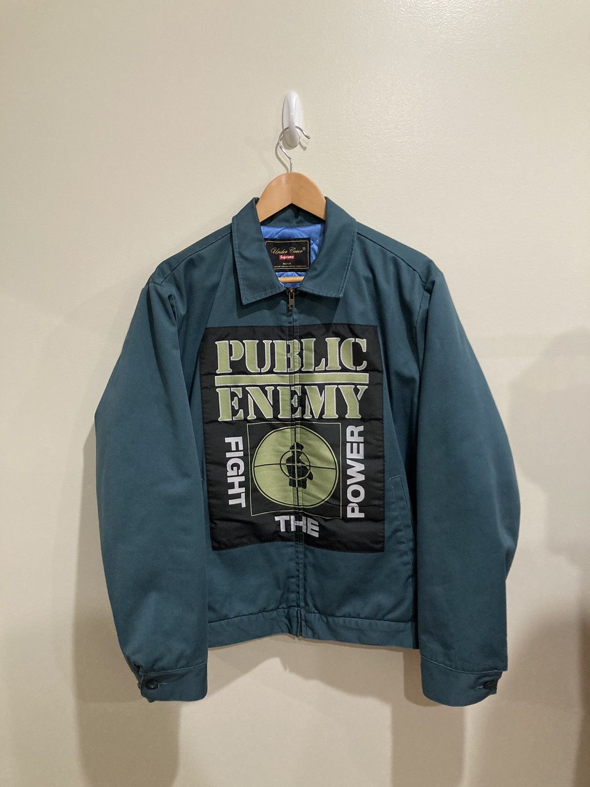 Supreme Public Enemy work jacket | Grailed