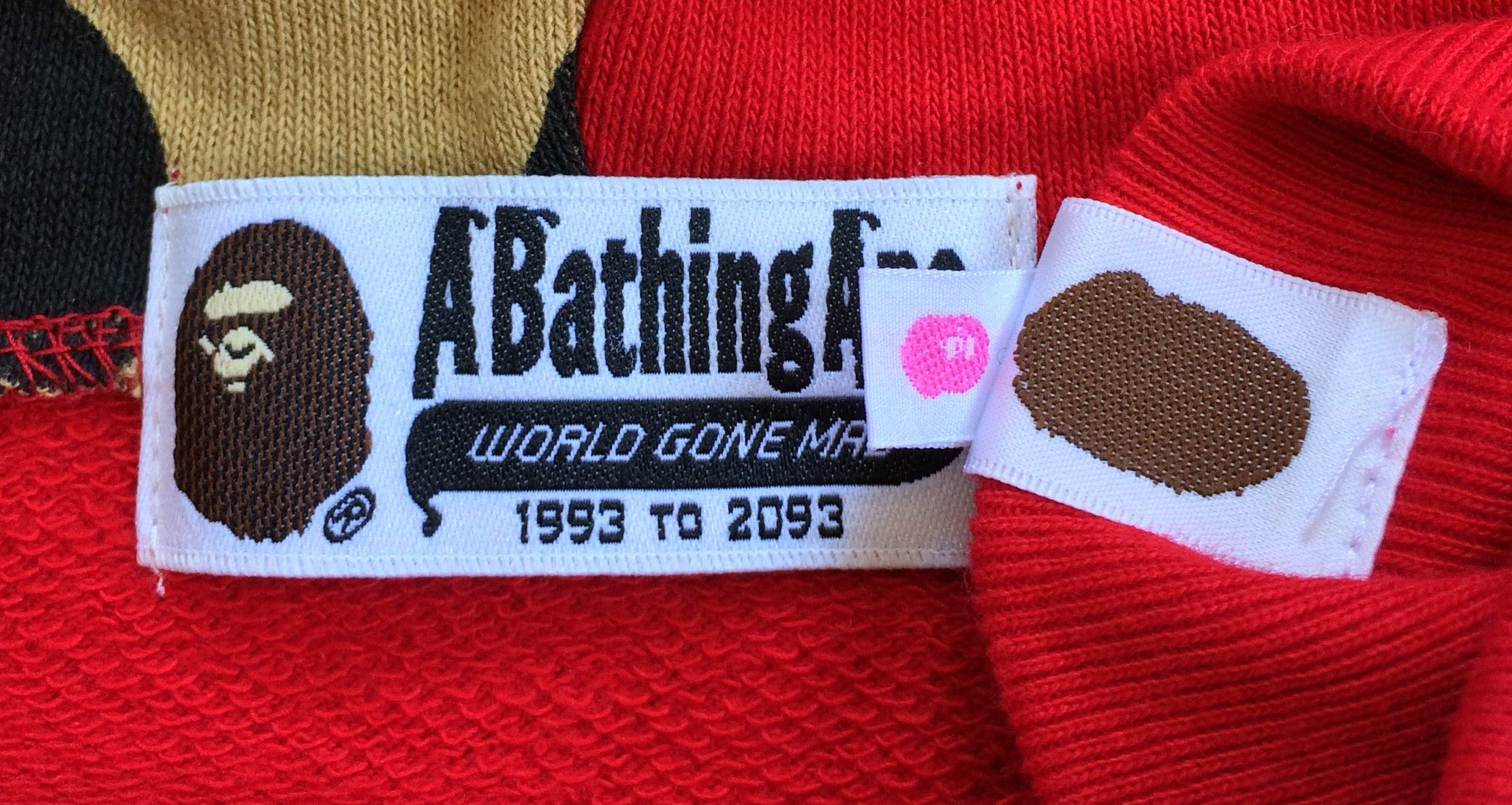 Bape Bape Red Camo Long Shark Hoodie Size S / US 4 / IT 40 - 7 Thumbnail