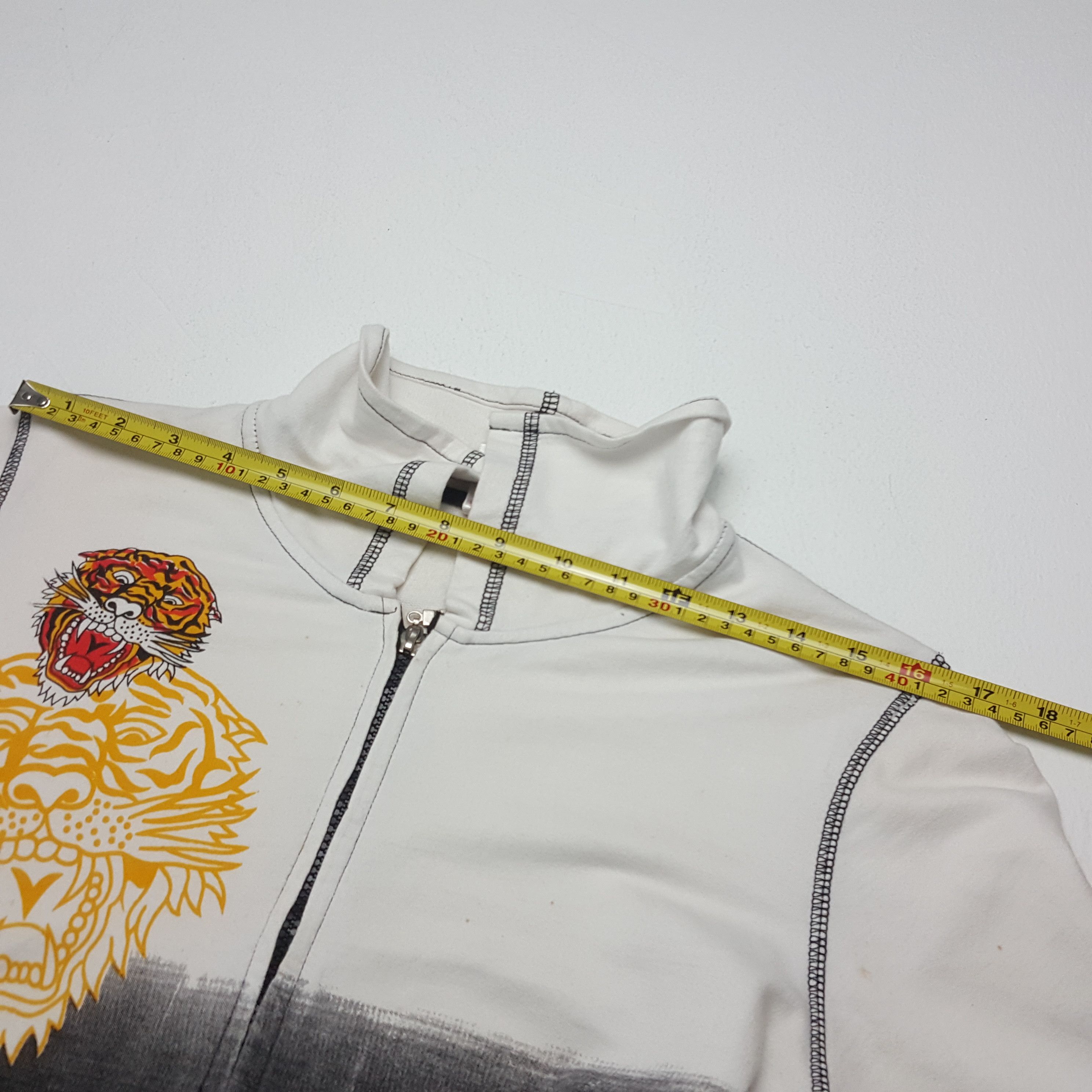 Christian Audigier × Ed Hardy × Vintage Ed-Hardy by Christian Audigier Tiger design Sweater Jacket Size S / US 4 / IT 40 - 5 Thumbnail