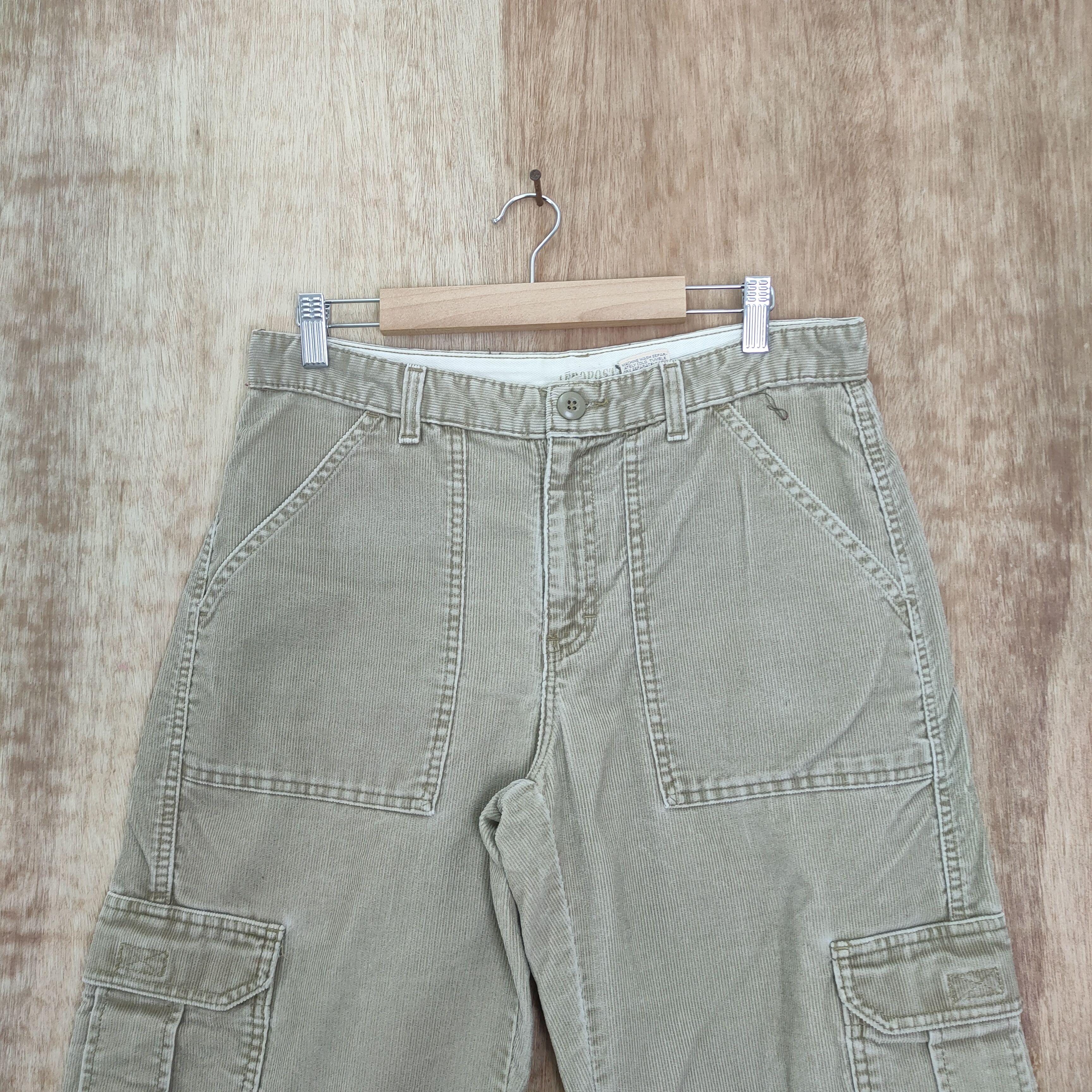 Aeropostale AEROPOSTALE CORDUROY CARGO PANTS Size US 32 / EU 48 - 2 Thumbnail