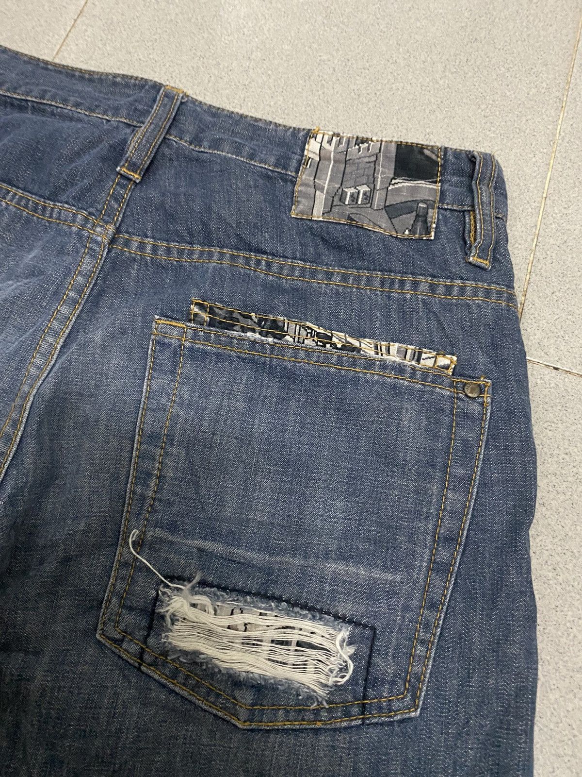 Japanese Brand × Paul Smith × Vintage Offer‼️Vintage Paul Smith Eboy Distress Denim Jeans Size US 31 - 4 Thumbnail