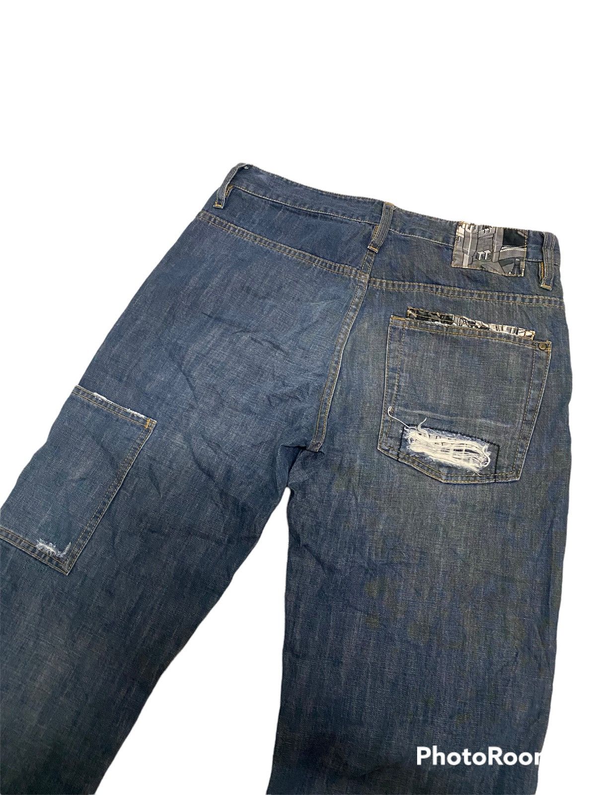 Japanese Brand × Paul Smith × Vintage Offer‼️Vintage Paul Smith Eboy Distress Denim Jeans Size US 31 - 3 Thumbnail