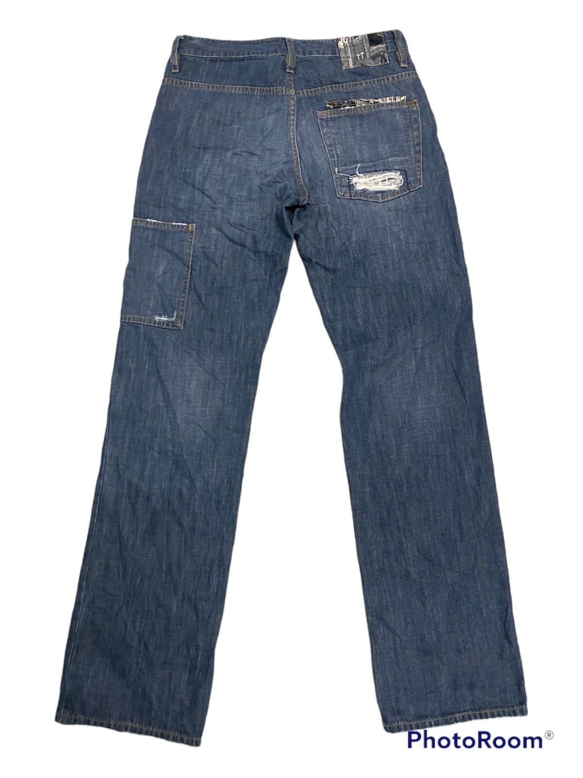 Japanese Brand × Paul Smith × Vintage Offer‼️Vintage Paul Smith Eboy Distress Denim Jeans Size US 31 - 1 Thumbnail