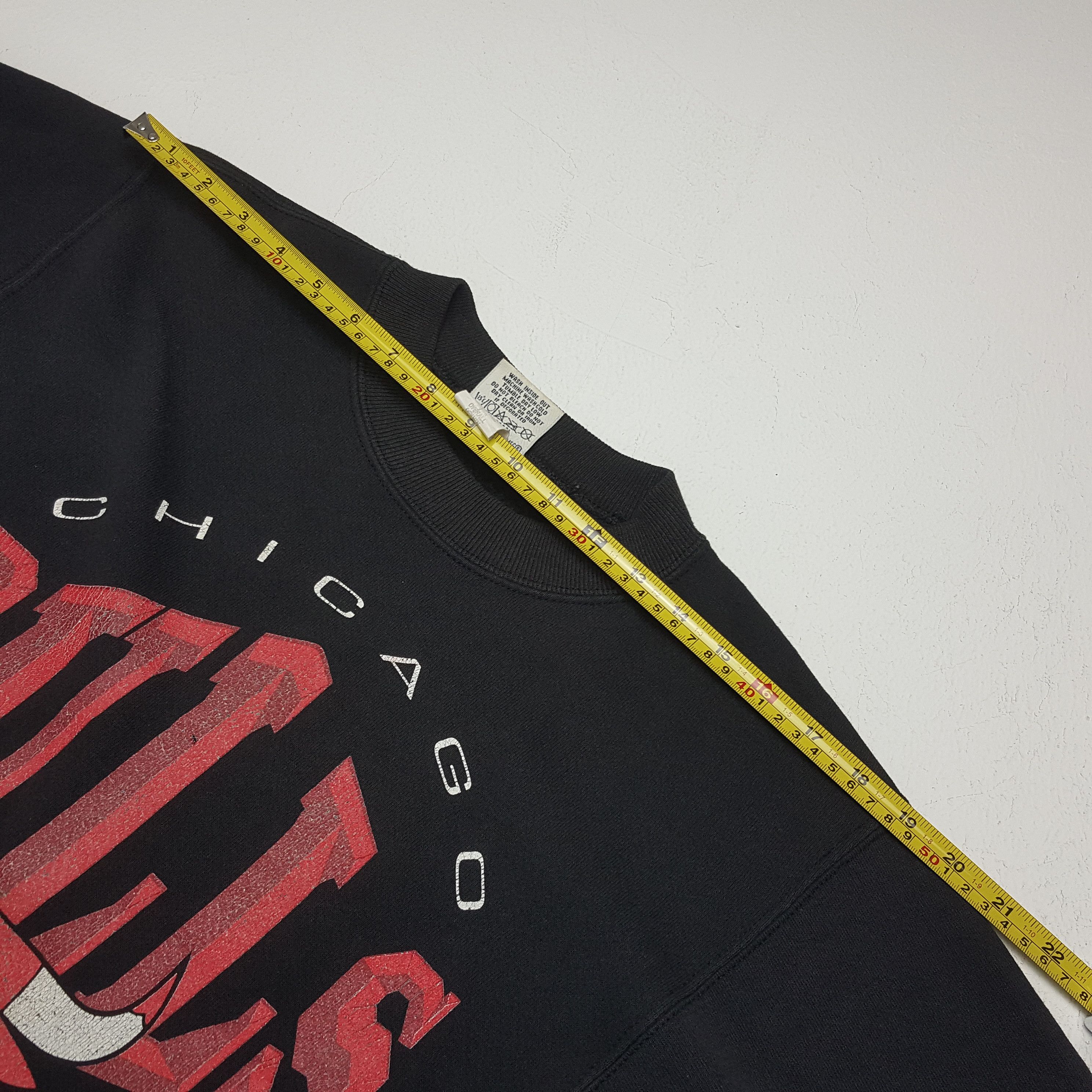 NBA × Vintage 90’s CHICAGO BULLS NBA Logo Team Sweatshirt Size US S / EU 44-46 / 1 - 4 Thumbnail