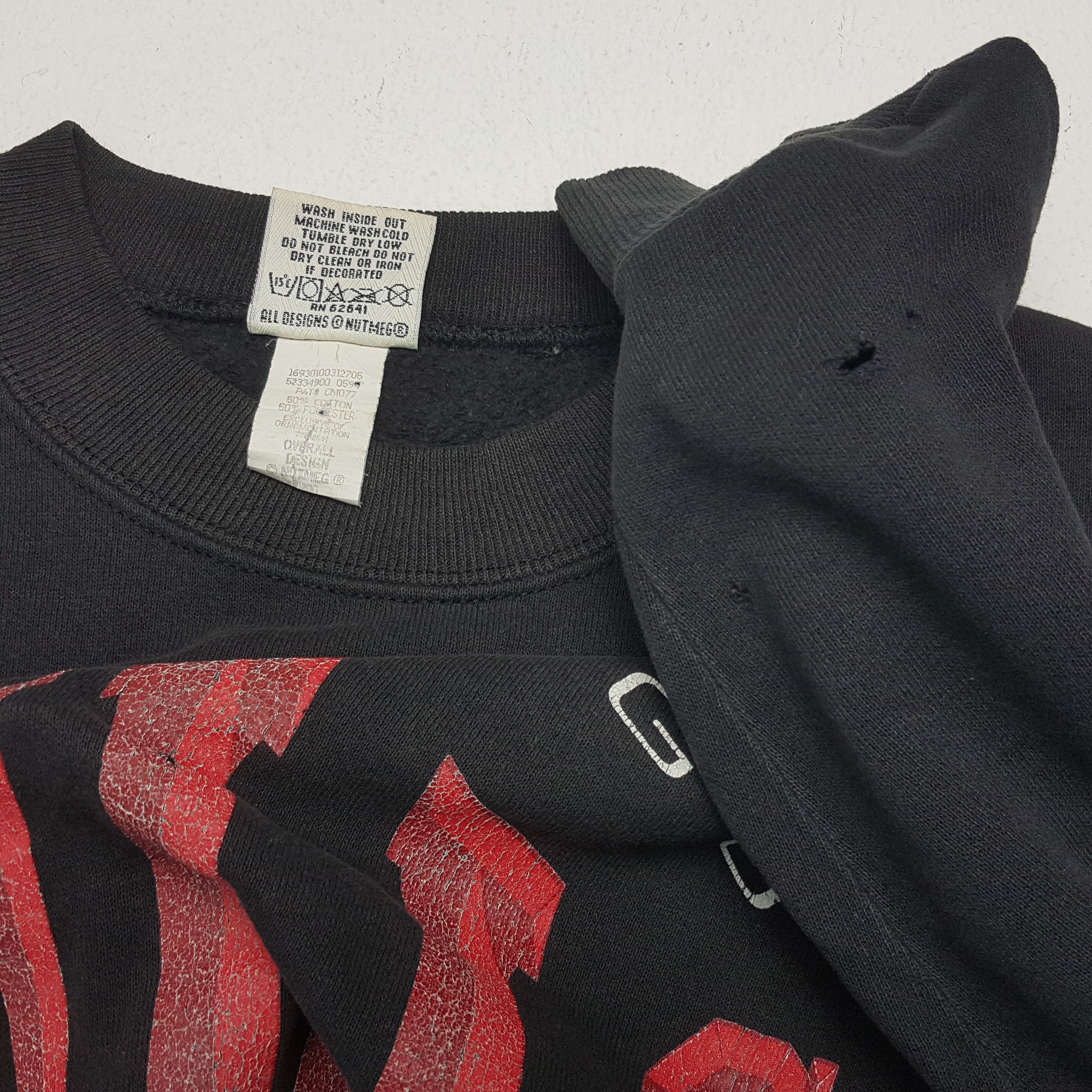 NBA × Vintage 90’s CHICAGO BULLS NBA Logo Team Sweatshirt Size US S / EU 44-46 / 1 - 8 Thumbnail