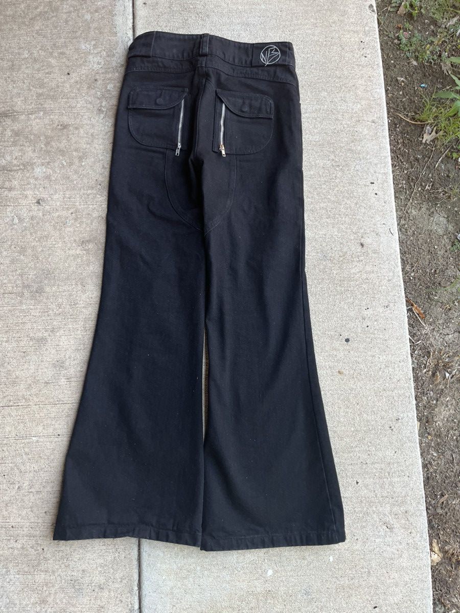 No Faith Studios NO FAITH STUDIOS Basic Flared Denim Black | Grailed