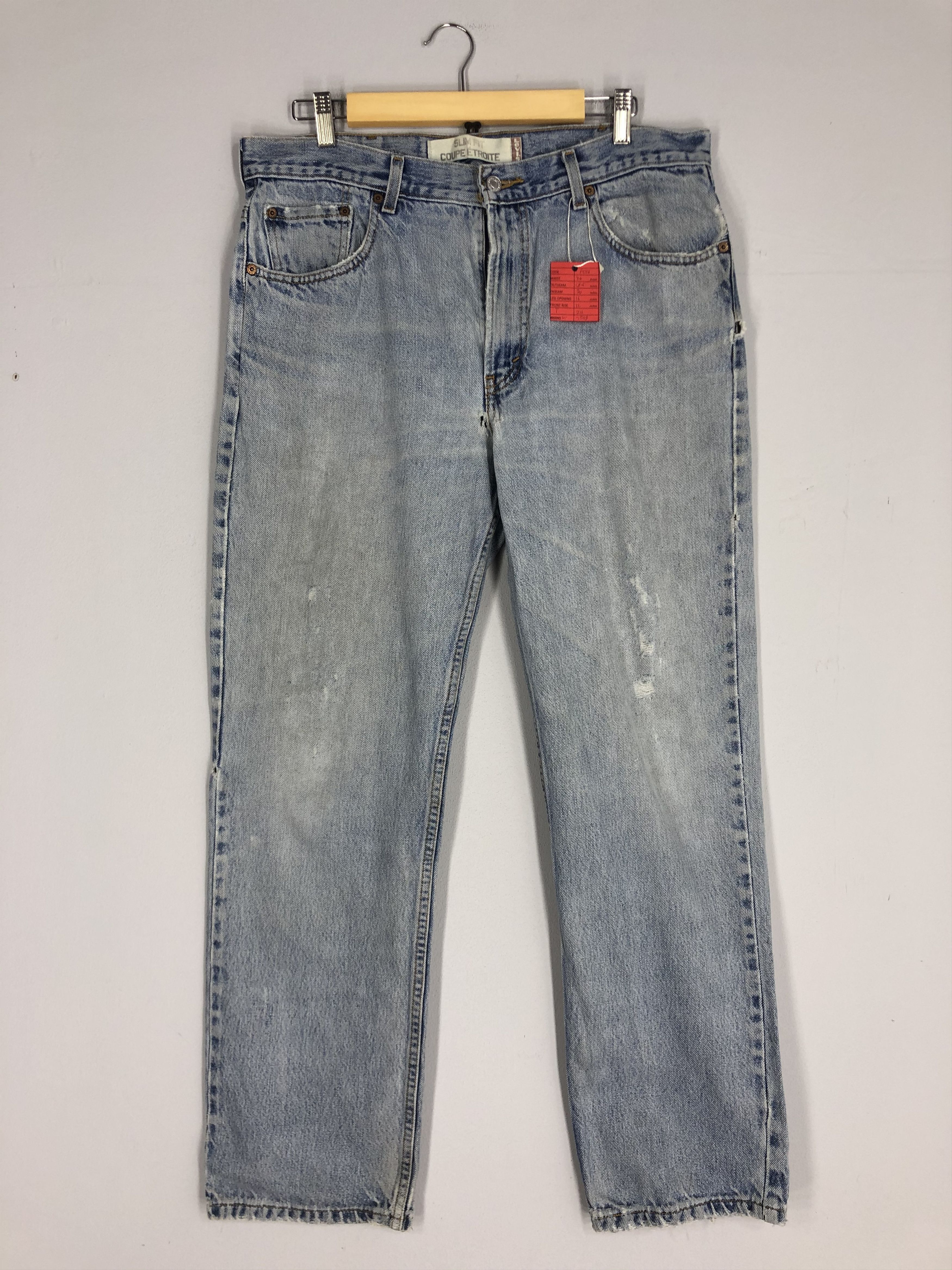 Vintage Levi's Light Blue Jean Single R Tab Size 36