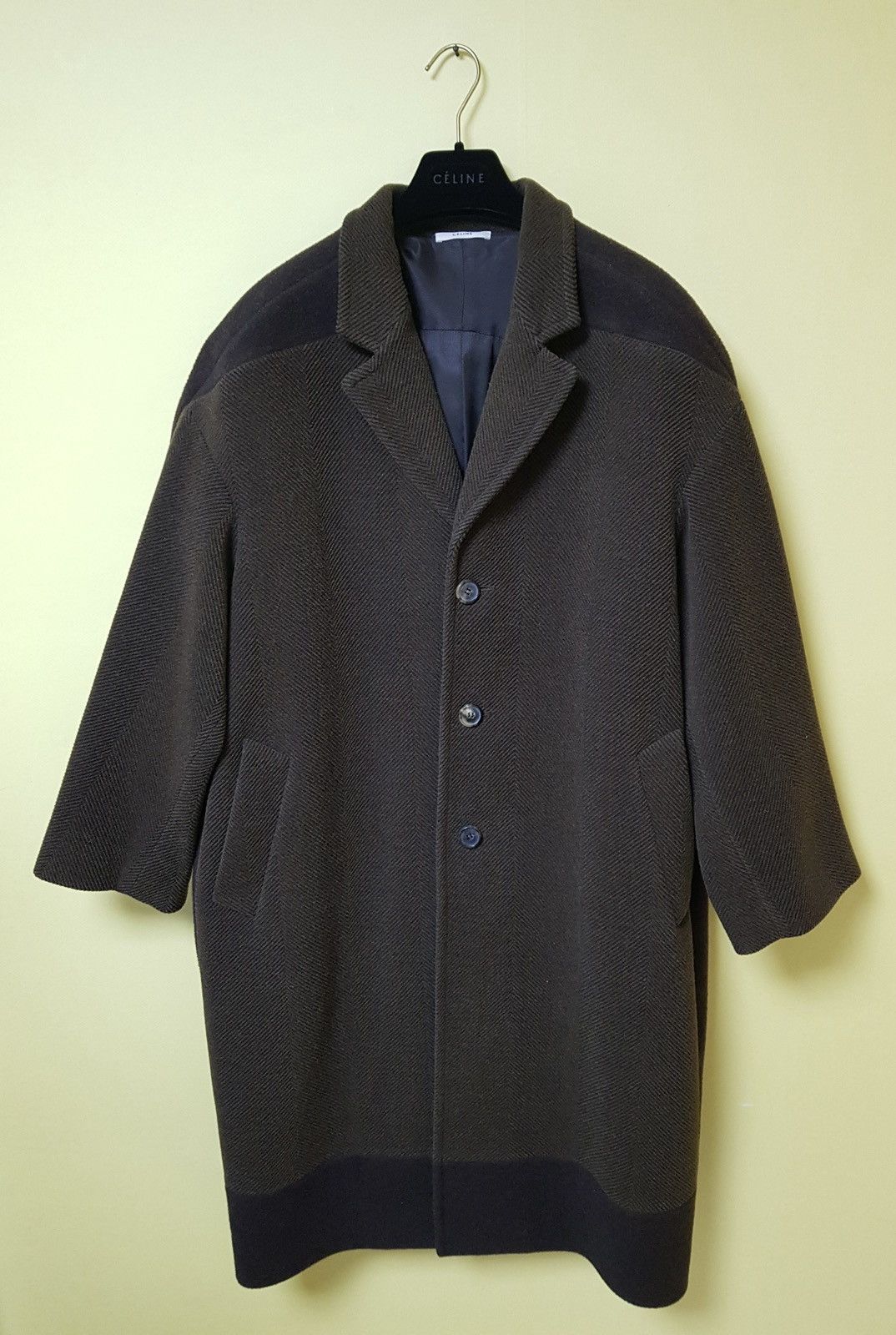 Celine Celine by Phoebe Philo FW18 brown coat Size US M / EU 48-50 / 2 - 2 Thumbnail