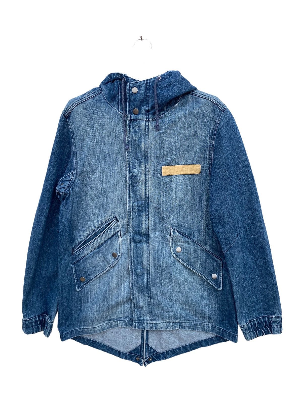 image of Browny Denim Jacket in Blue, Men's (Size Large)