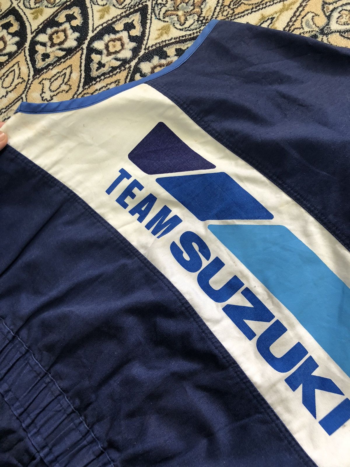 Vintage Vintage 90s Suzuki Racing Team Big Logo Coverall/Jumpsuit Size US L / EU 52-54 / 3 - 6 Thumbnail