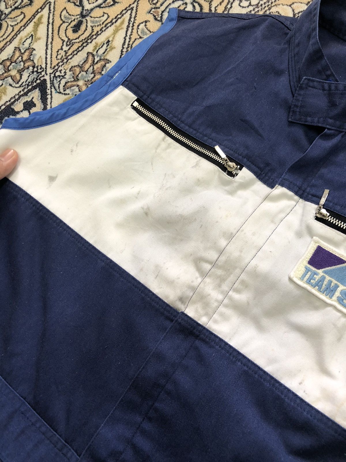 Vintage Vintage 90s Suzuki Racing Team Big Logo Coverall/Jumpsuit Size US L / EU 52-54 / 3 - 14 Thumbnail
