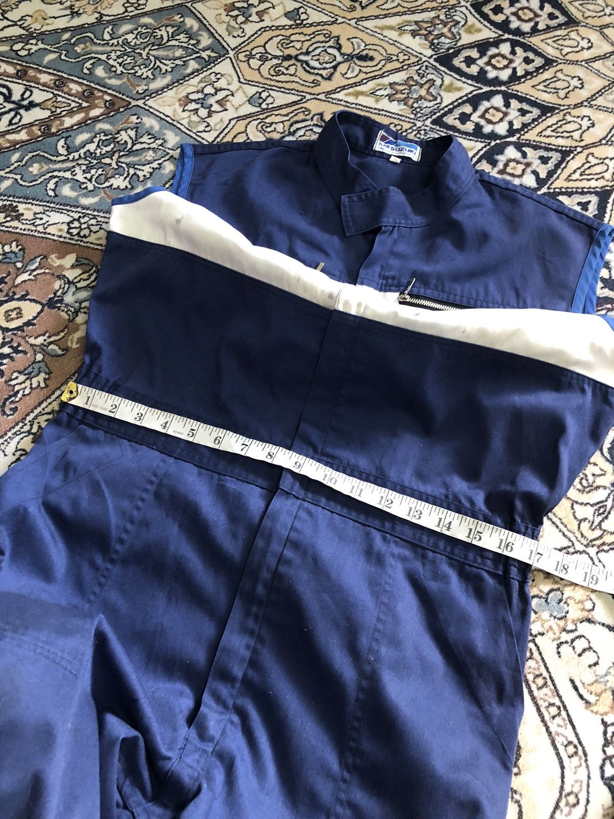 Vintage Vintage 90s Suzuki Racing Team Big Logo Coverall/Jumpsuit Size US L / EU 52-54 / 3 - 20 Thumbnail