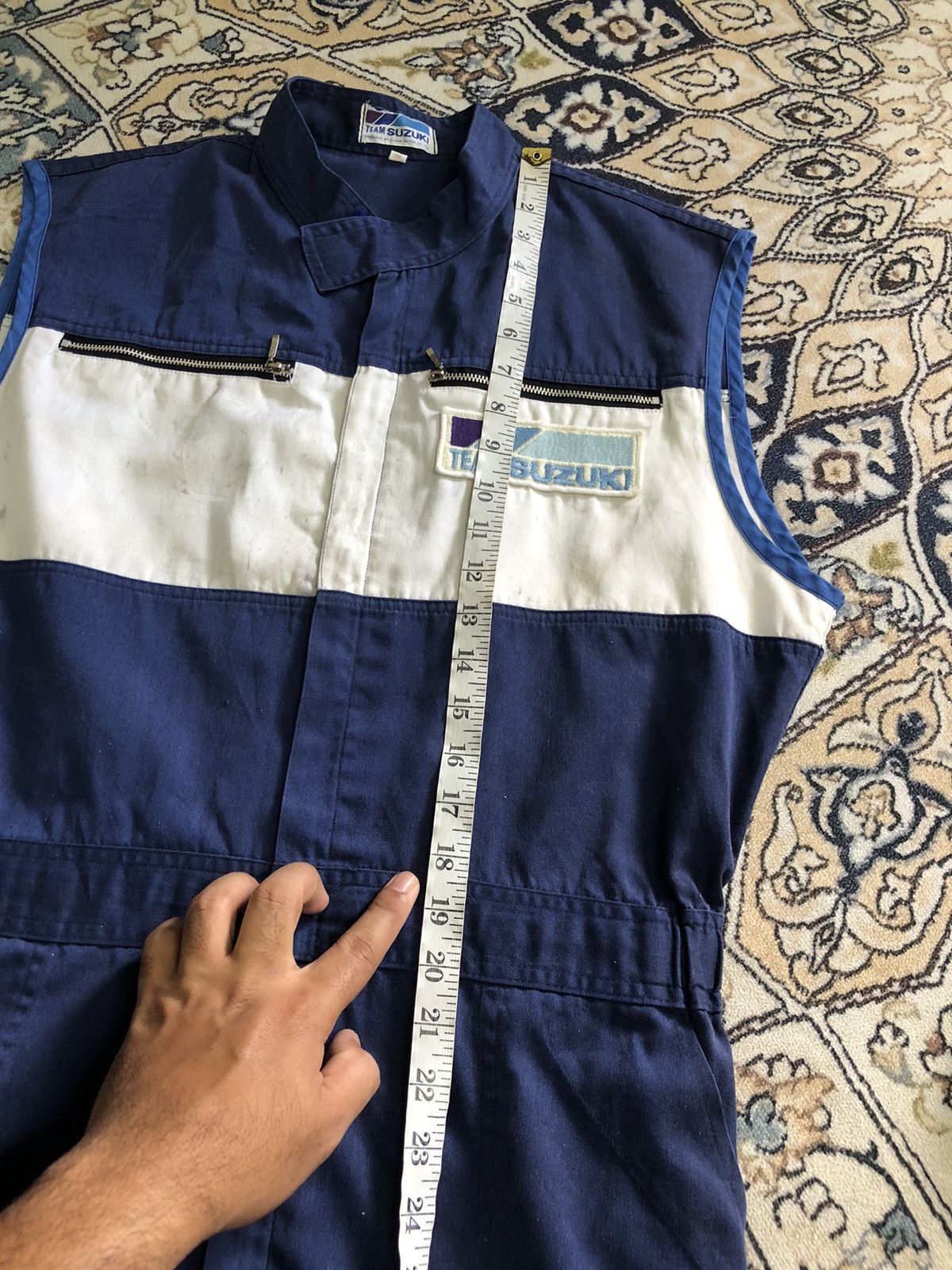 Vintage Vintage 90s Suzuki Racing Team Big Logo Coverall/Jumpsuit Size US L / EU 52-54 / 3 - 17 Thumbnail