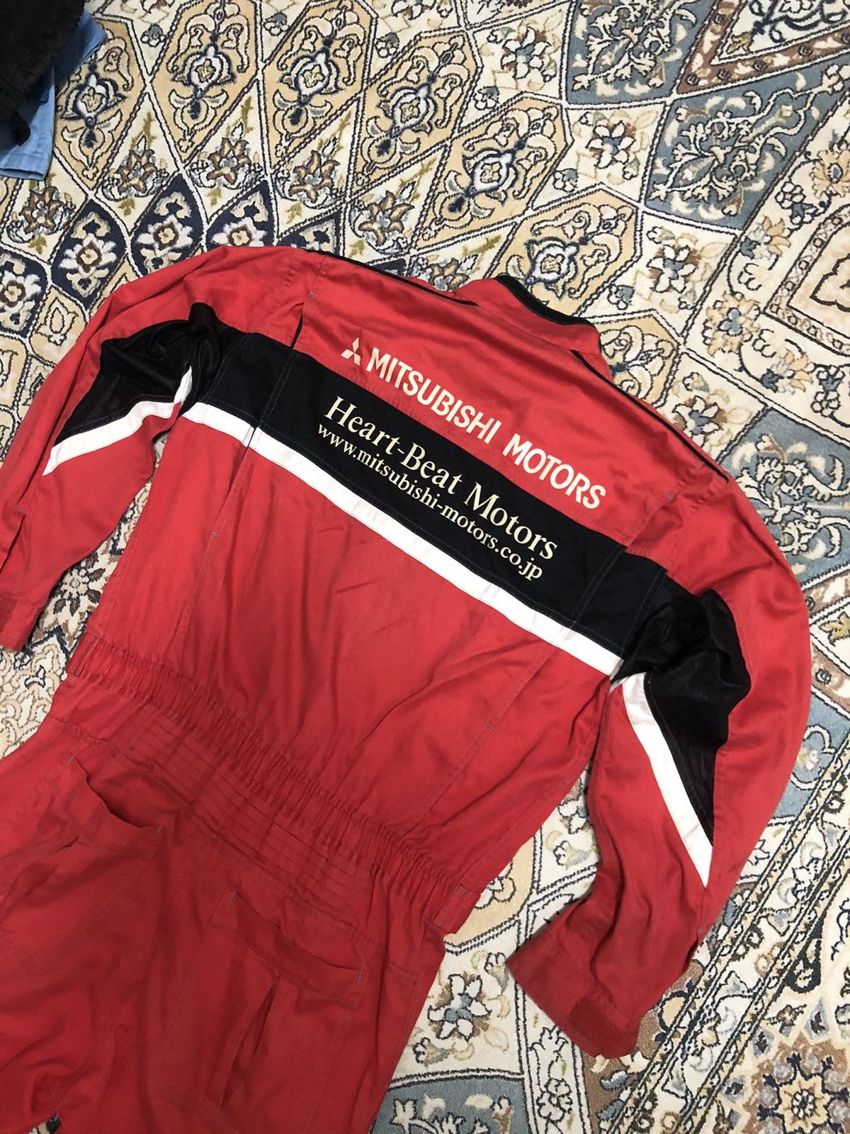 Sports Specialties Vintage Mitsubishi Motors Ralli Art Coverall/Jumpsuit Size US L / EU 52-54 / 3 - 3 Thumbnail