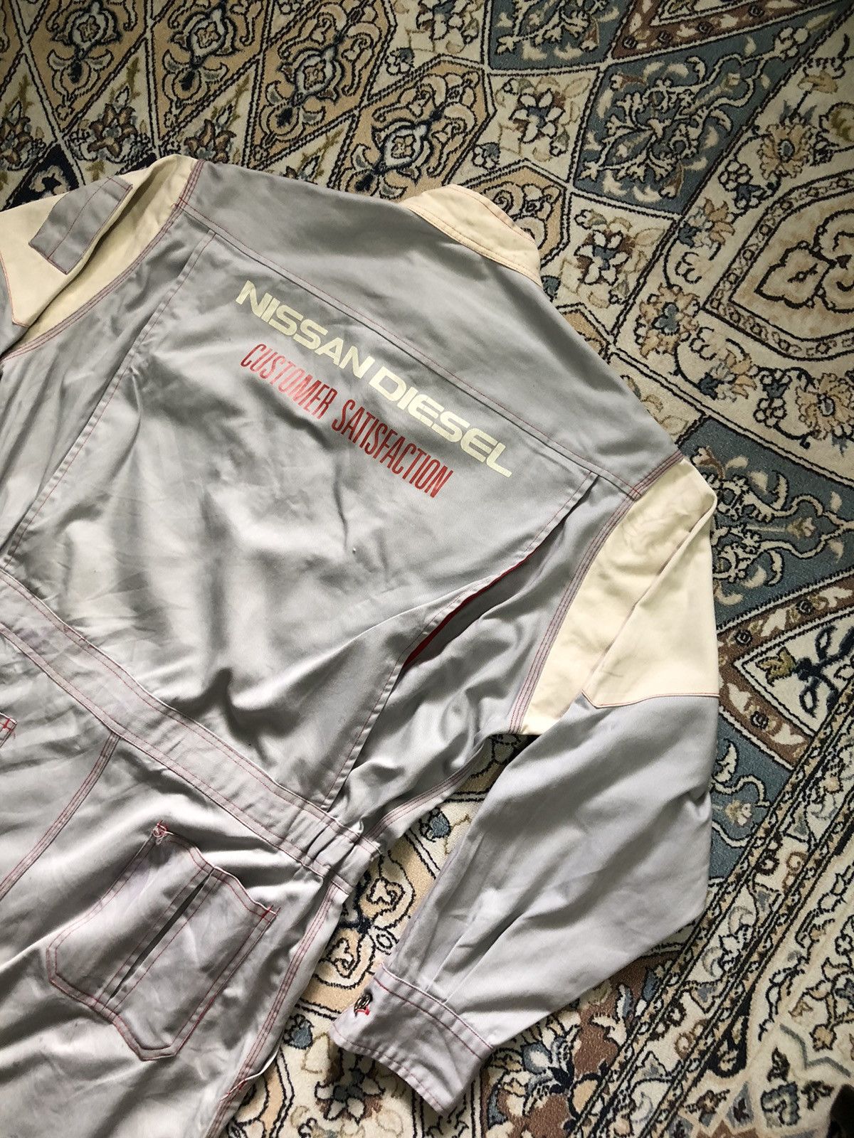 Japanese Brand Vintage Nissan Team Worker Coverall/Jumpsuit Size US XXL / EU 58 / 5 - 3 Thumbnail