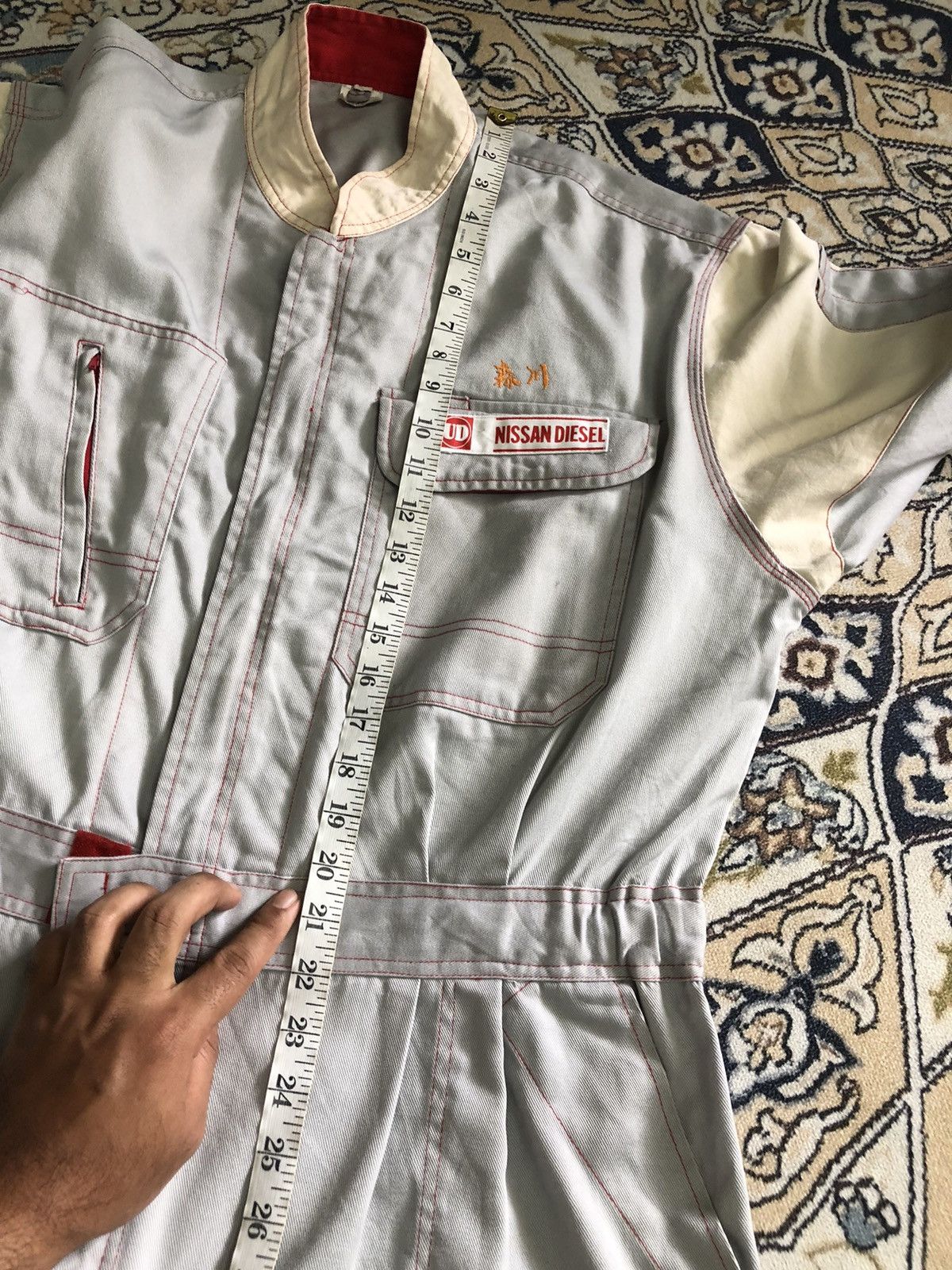 Japanese Brand Vintage Nissan Team Worker Coverall/Jumpsuit Size US XXL / EU 58 / 5 - 15 Thumbnail