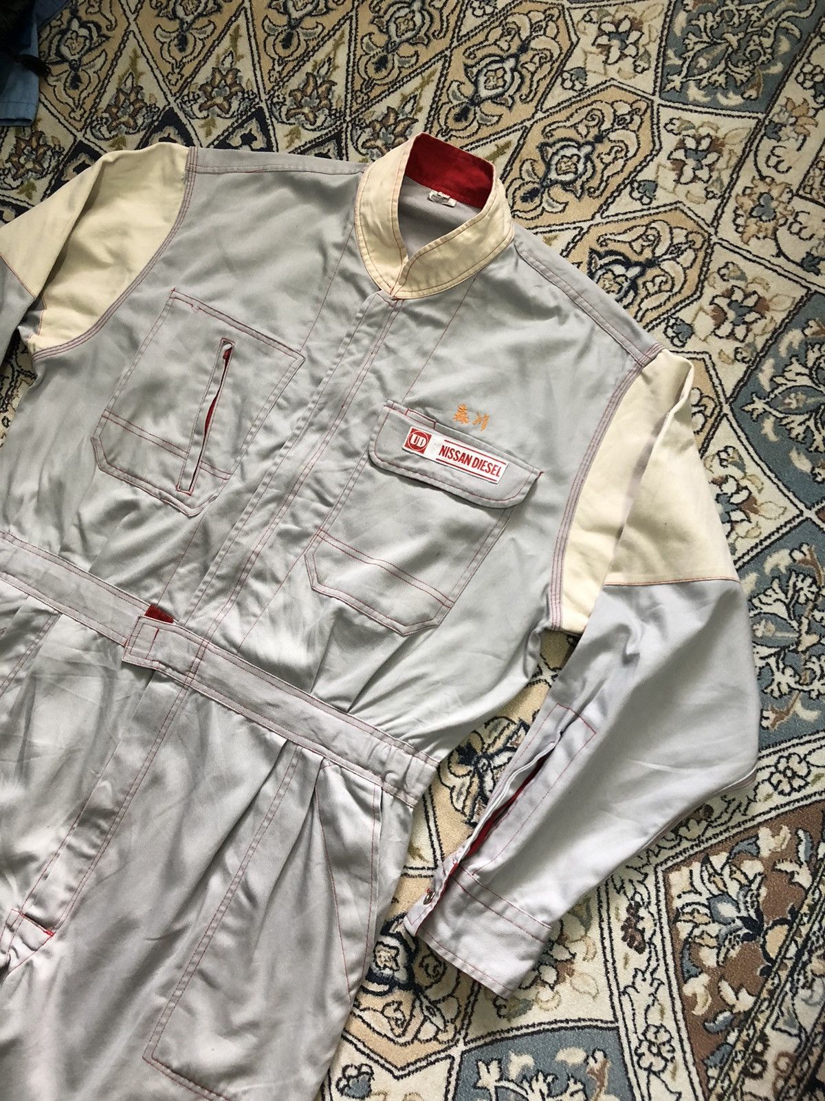 Japanese Brand Vintage Nissan Team Worker Coverall/Jumpsuit Size US XXL / EU 58 / 5 - 9 Thumbnail