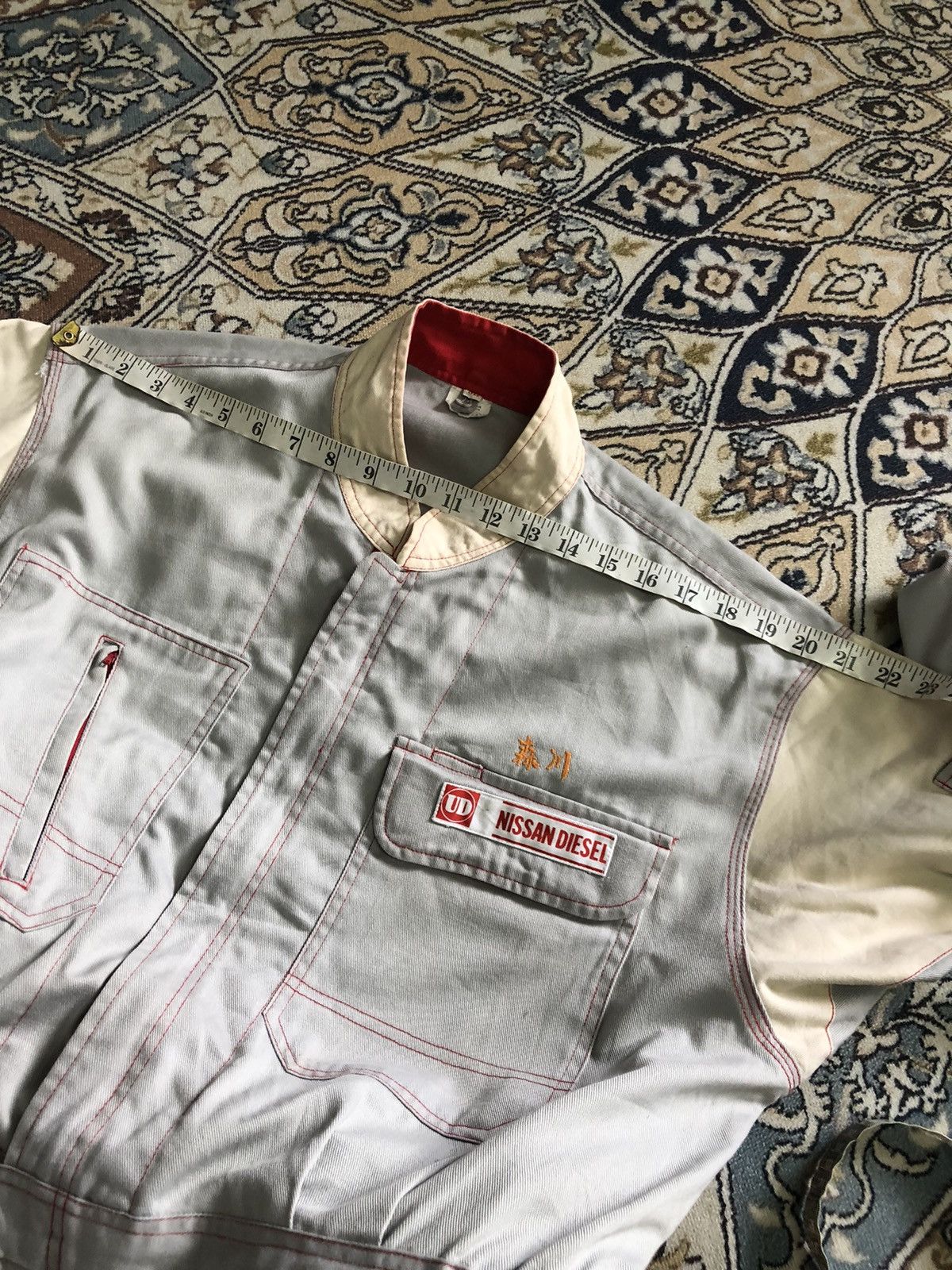 Japanese Brand Vintage Nissan Team Worker Coverall/Jumpsuit Size US XXL / EU 58 / 5 - 18 Thumbnail