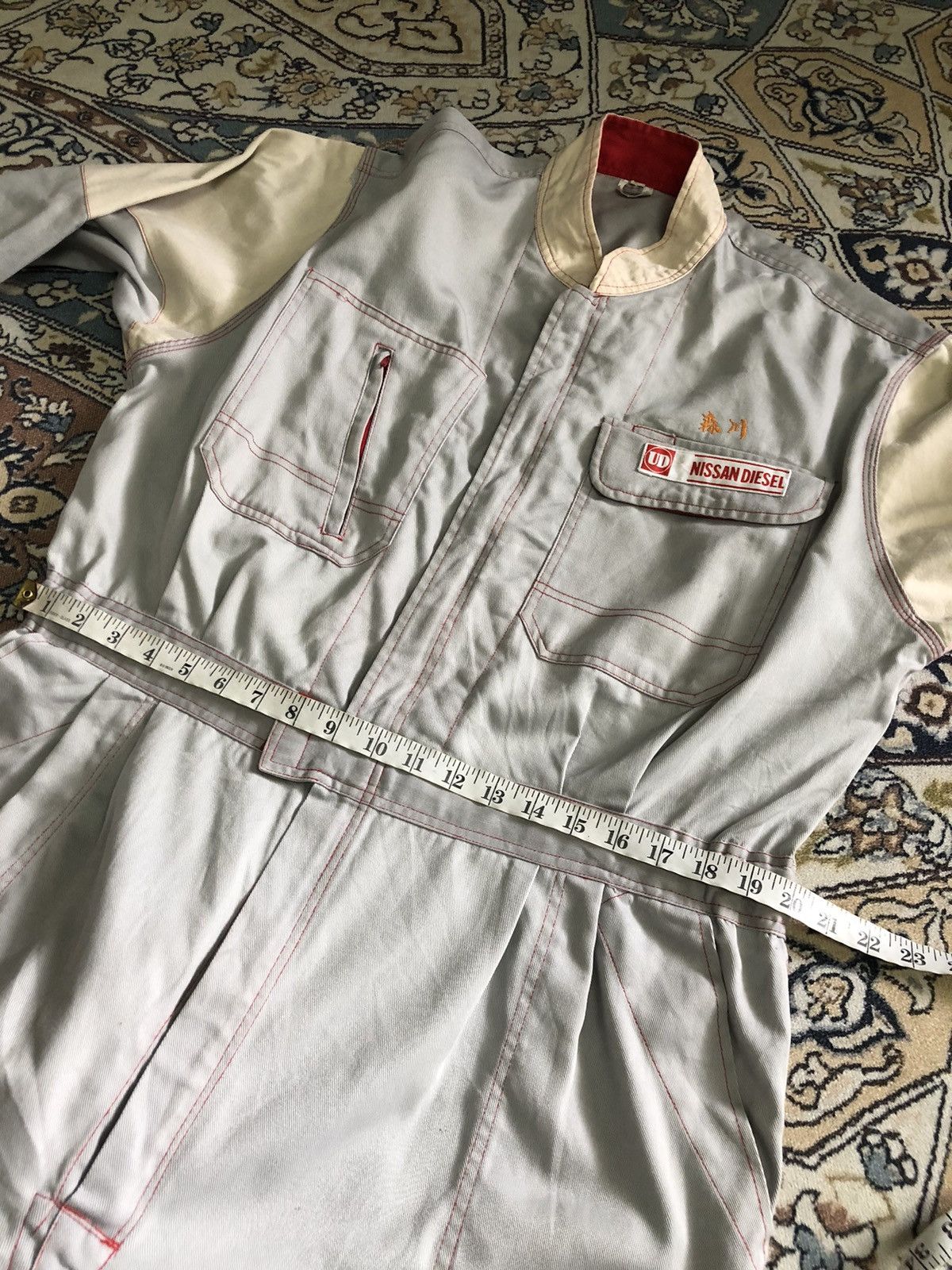Japanese Brand Vintage Nissan Team Worker Coverall/Jumpsuit Size US XXL / EU 58 / 5 - 20 Thumbnail